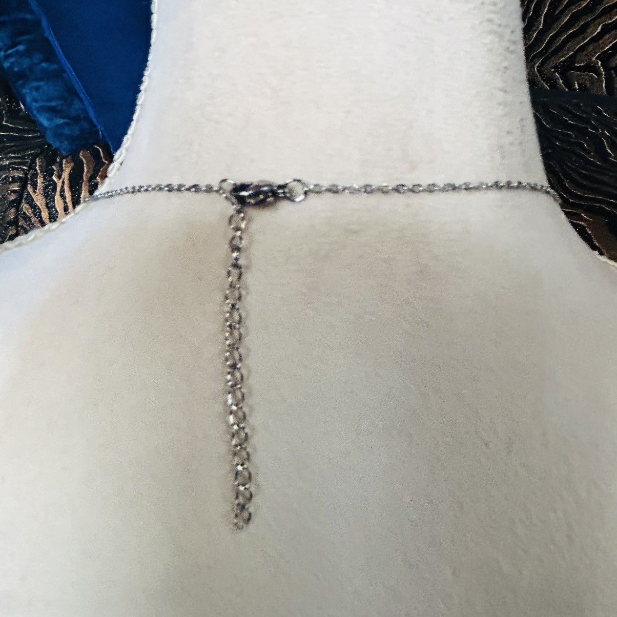 Handmade Handcrafted vintage black enamel raindrop pendant necklace Size ONE SIZE - 5 Thumbnail