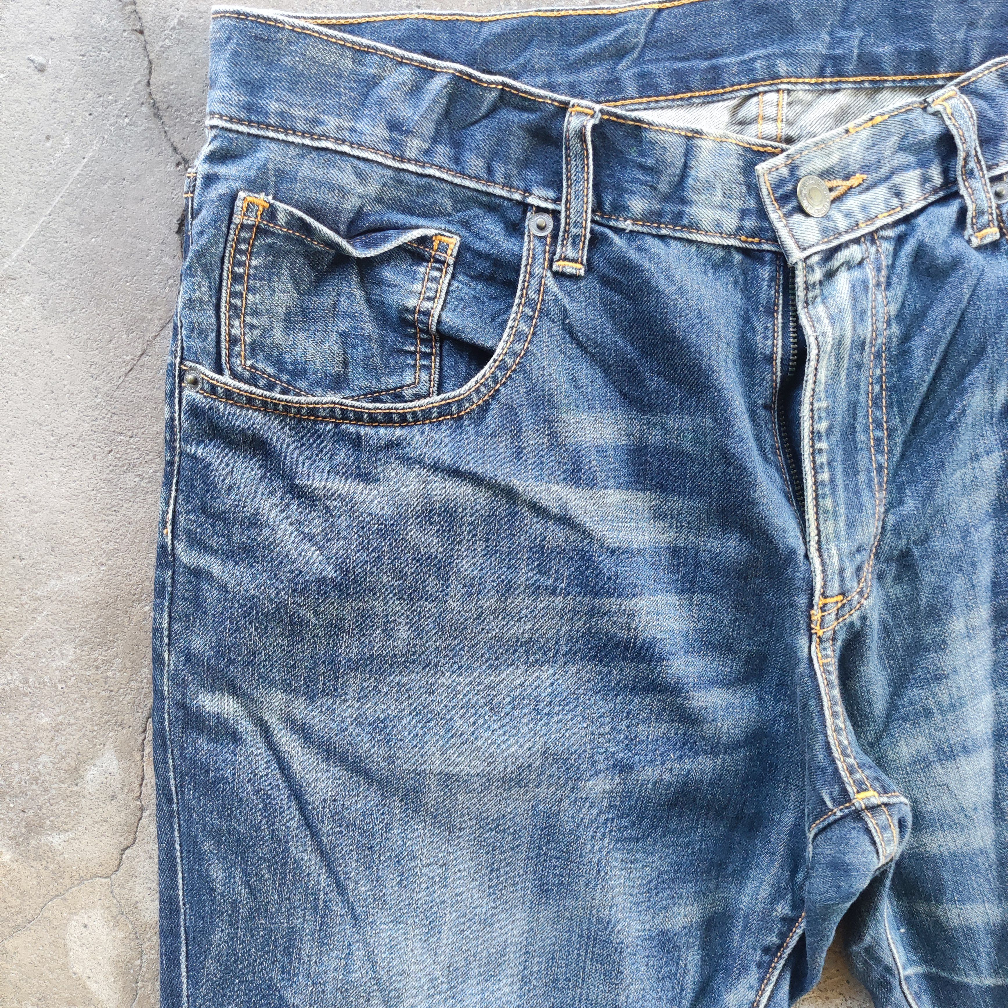 Japanese Brand Vintage Topvalu Brand Buggy Jeans Distressed Pants Size US 34 / EU 50 - 4 Thumbnail