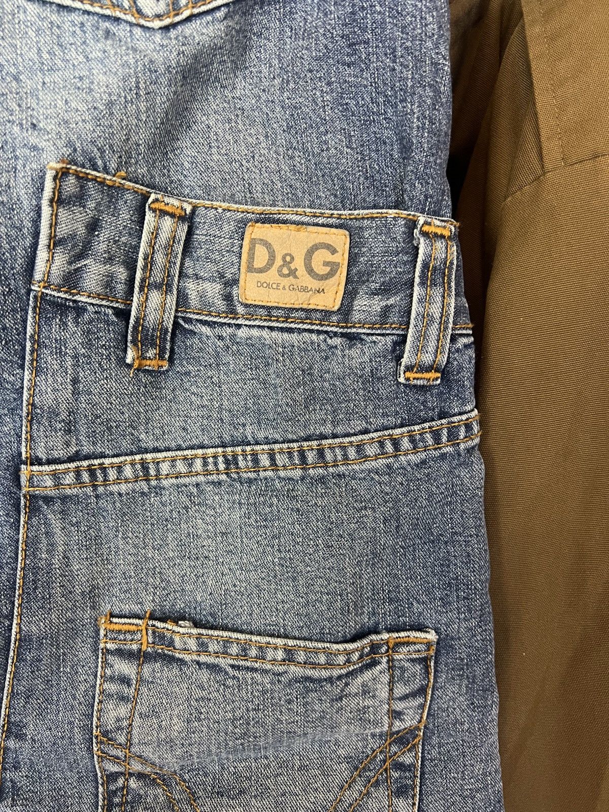 Dolce & Gabbana Vintage Dolce Gabbana Y2K big logo Jeans pants Size US 34 / EU 50 - 5 Thumbnail