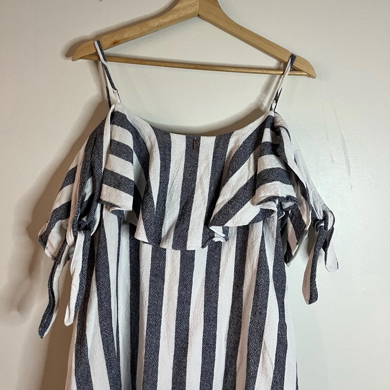 Designer MISA Los Angeles Off-Shoulder Ruffle Mini Dress Size L Size L / US 10 / IT 46 - 5 Thumbnail