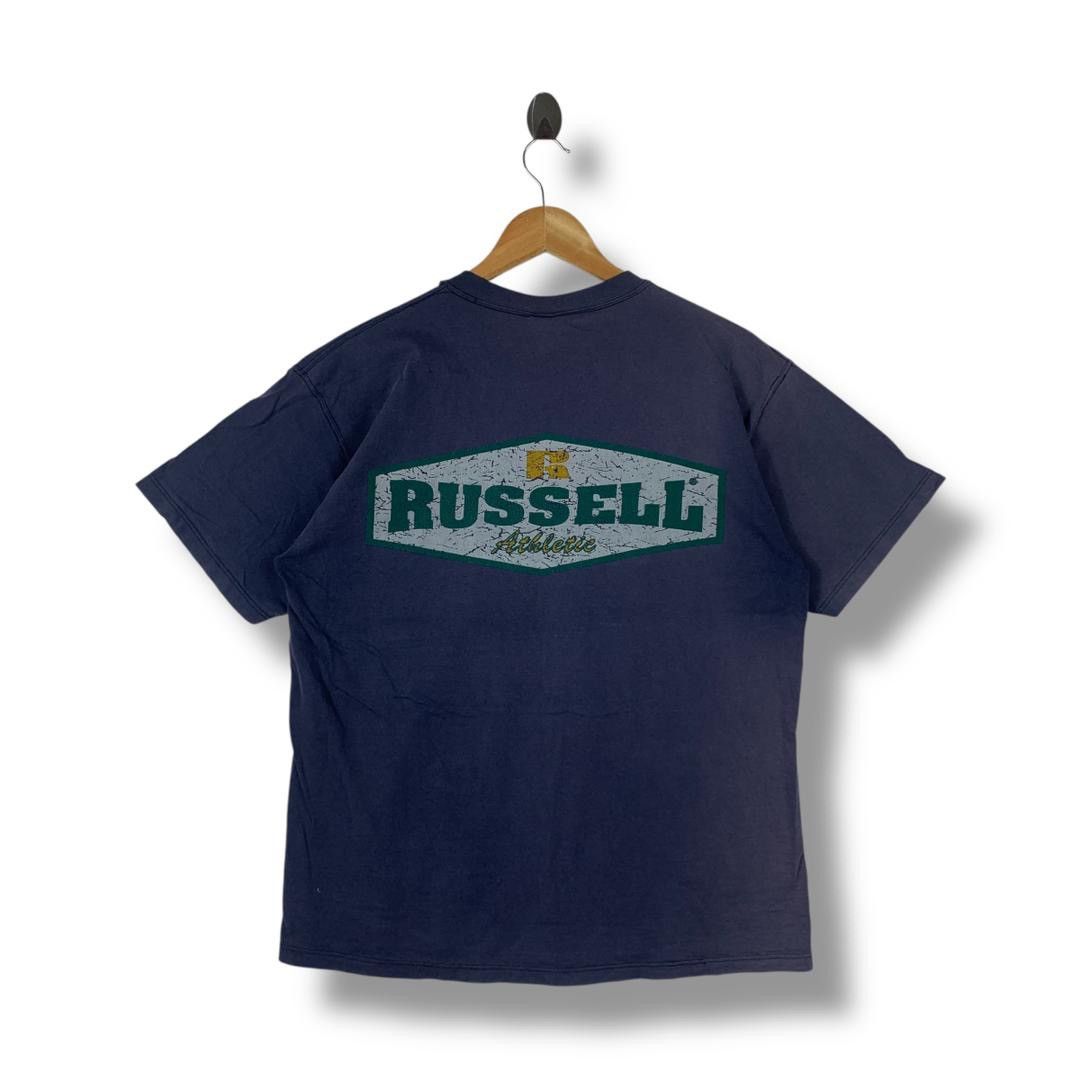 Russell Athletic Vintage RUSSELL ATHLETIC Big logo print tee Size US M / EU 48-50 / 2 - 1 Thumbnail