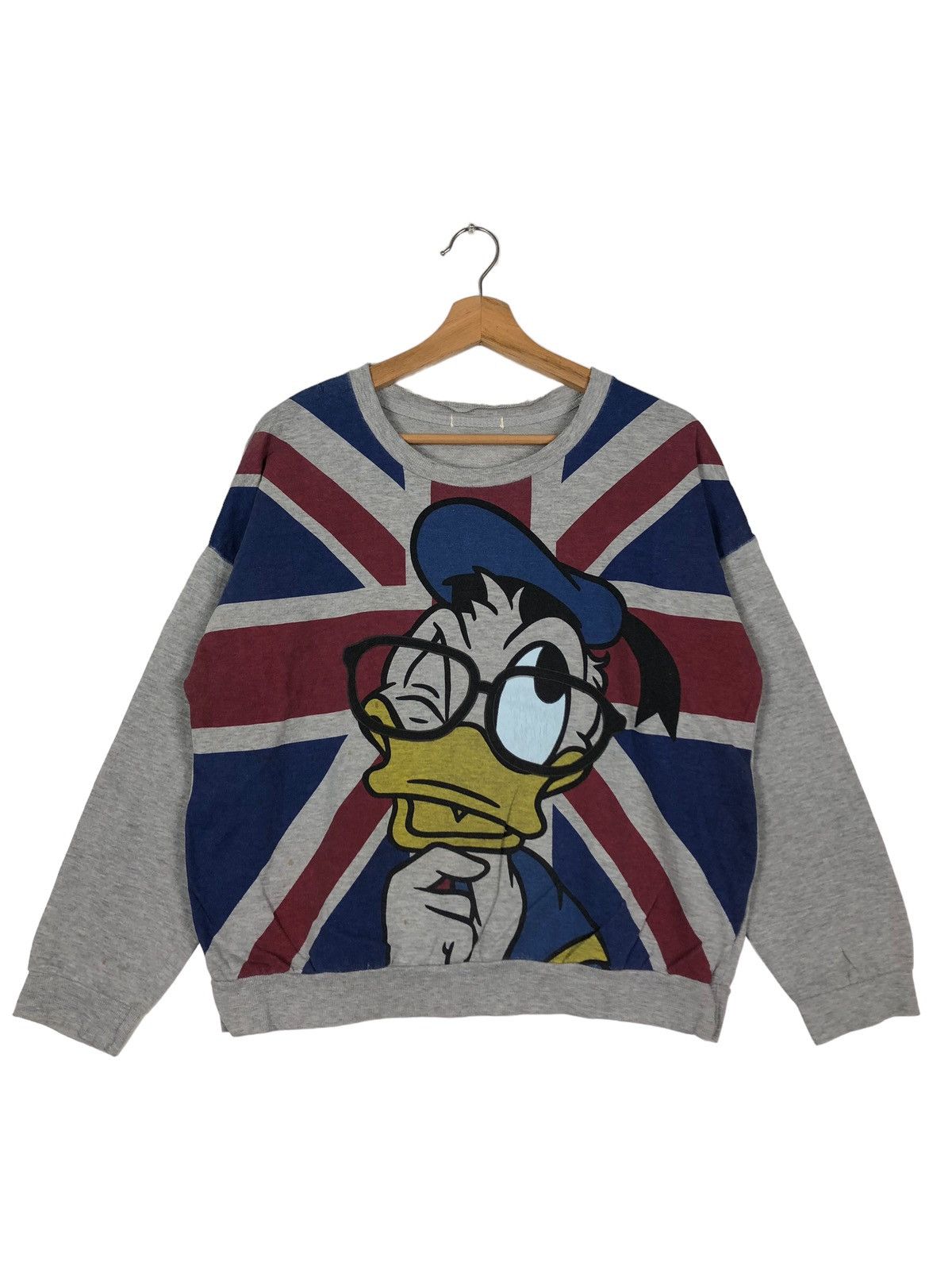 Cartoon Network 🔥Vintage Duck Disney Big Logo Sweatshirt Size US M / EU 48-50 / 2 - 1 Thumbnail