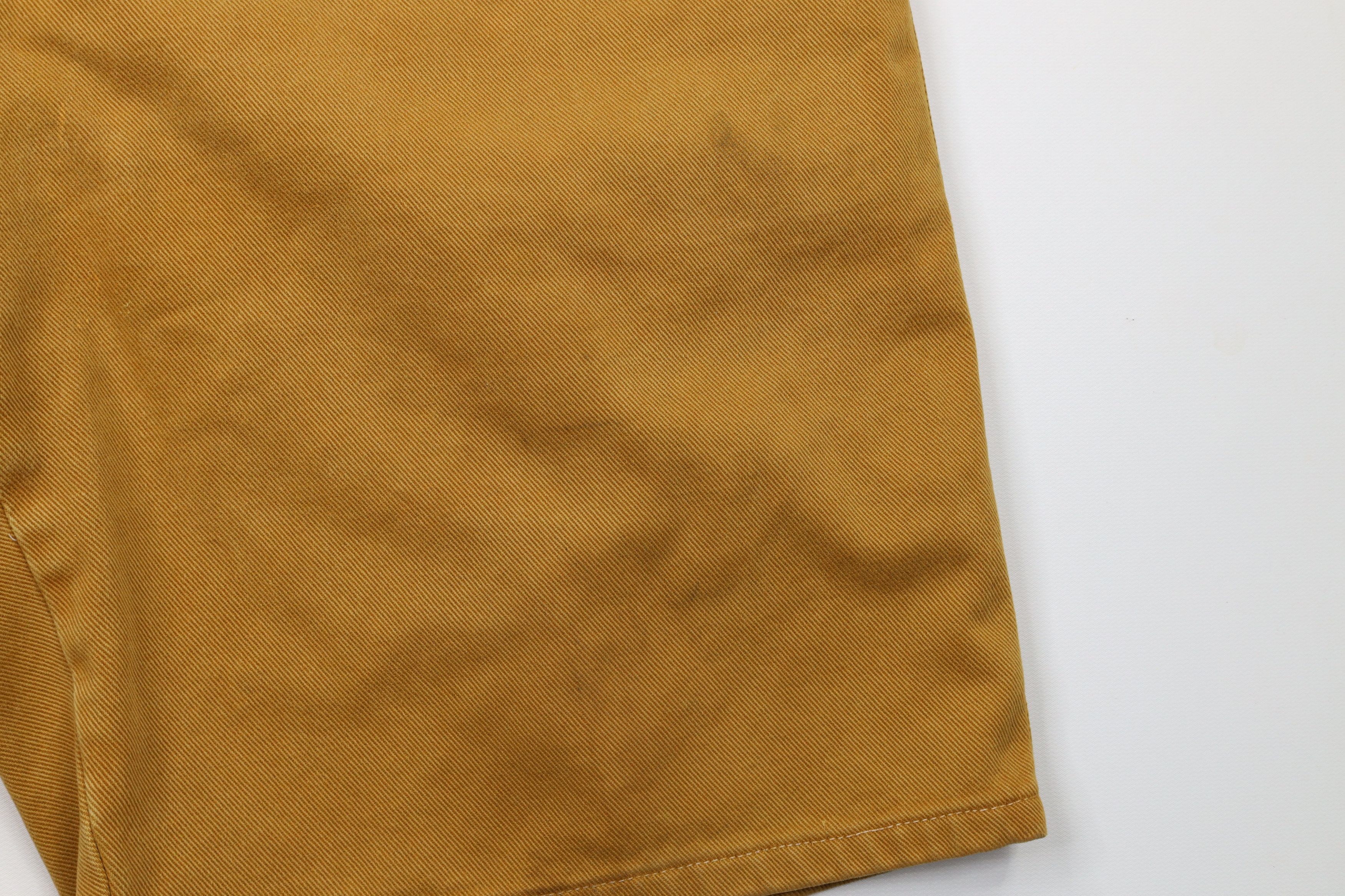 Guess × Vintage Vintage 90s Guess Denim Jean Shorts Jorts Wheat Brown USA Size US 34 / EU 50 - 6 Thumbnail
