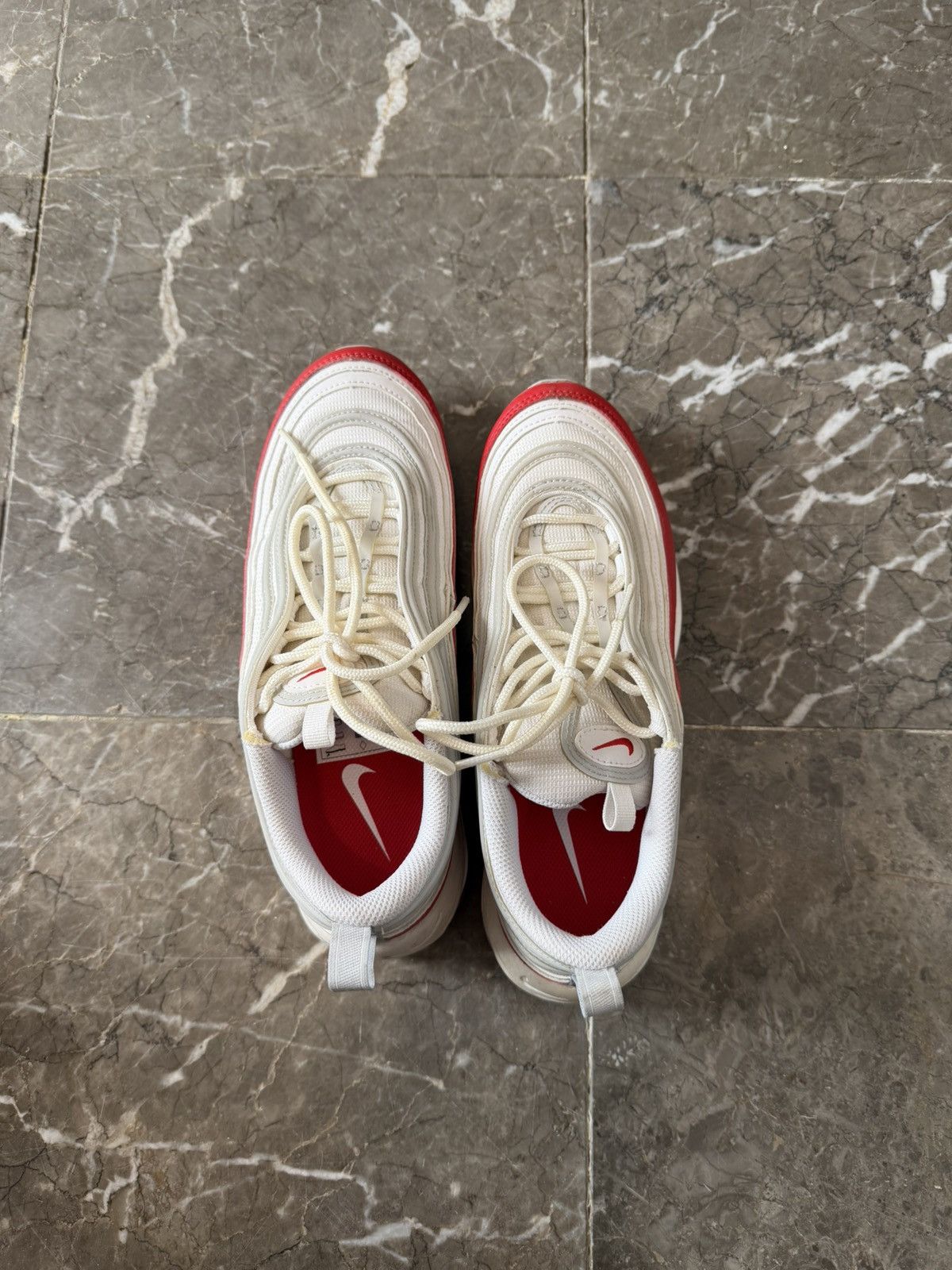 Nike Nike Air Max 97 White Red DX8964-100 Size US 8 / EU 41 Size US 8 / EU 41 - 3 Thumbnail