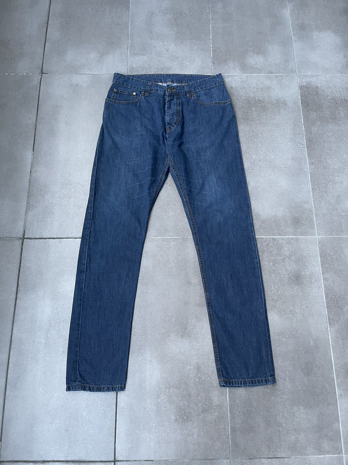 AMI AMI Alexandre Mattiussi Indigo Denim Pants Size US 30 / EU 46 - 2 Thumbnail