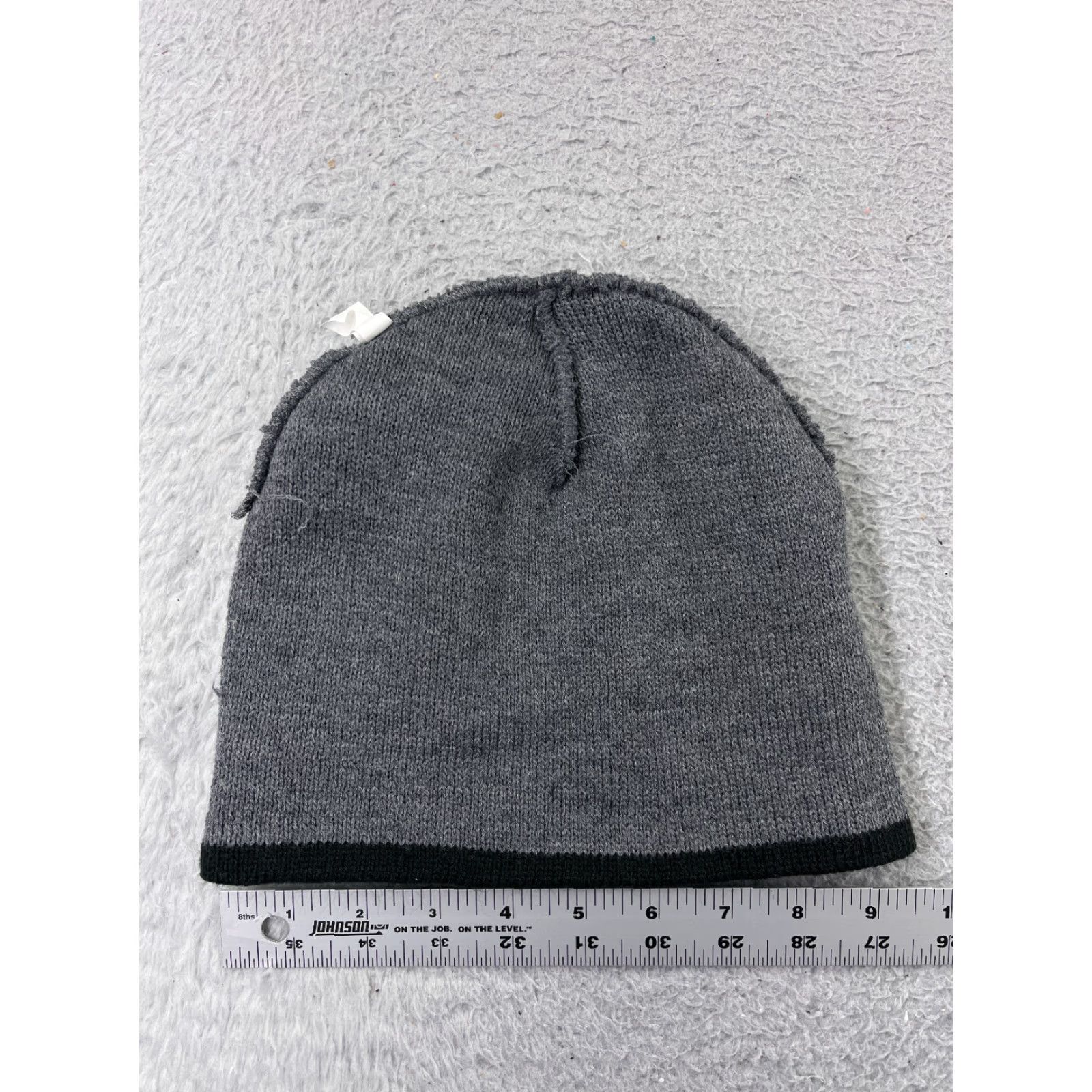 Port & Company Port & Co. Beanie Adult One Size Gray Knit Embroidered 100% Acrylic Pumas Size ONE SIZE - 5 Thumbnail