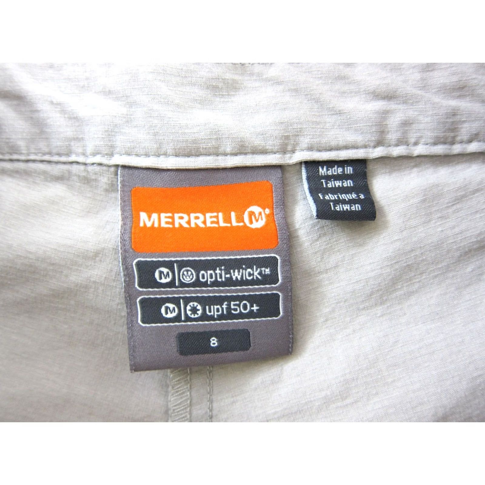 Merrell Merrell UPF 50+ Nylon Grey lightweight Cinch Waist Pocket Chino Shorts Woman M Size 32" / US 10 / IT 46 - 3 Thumbnail