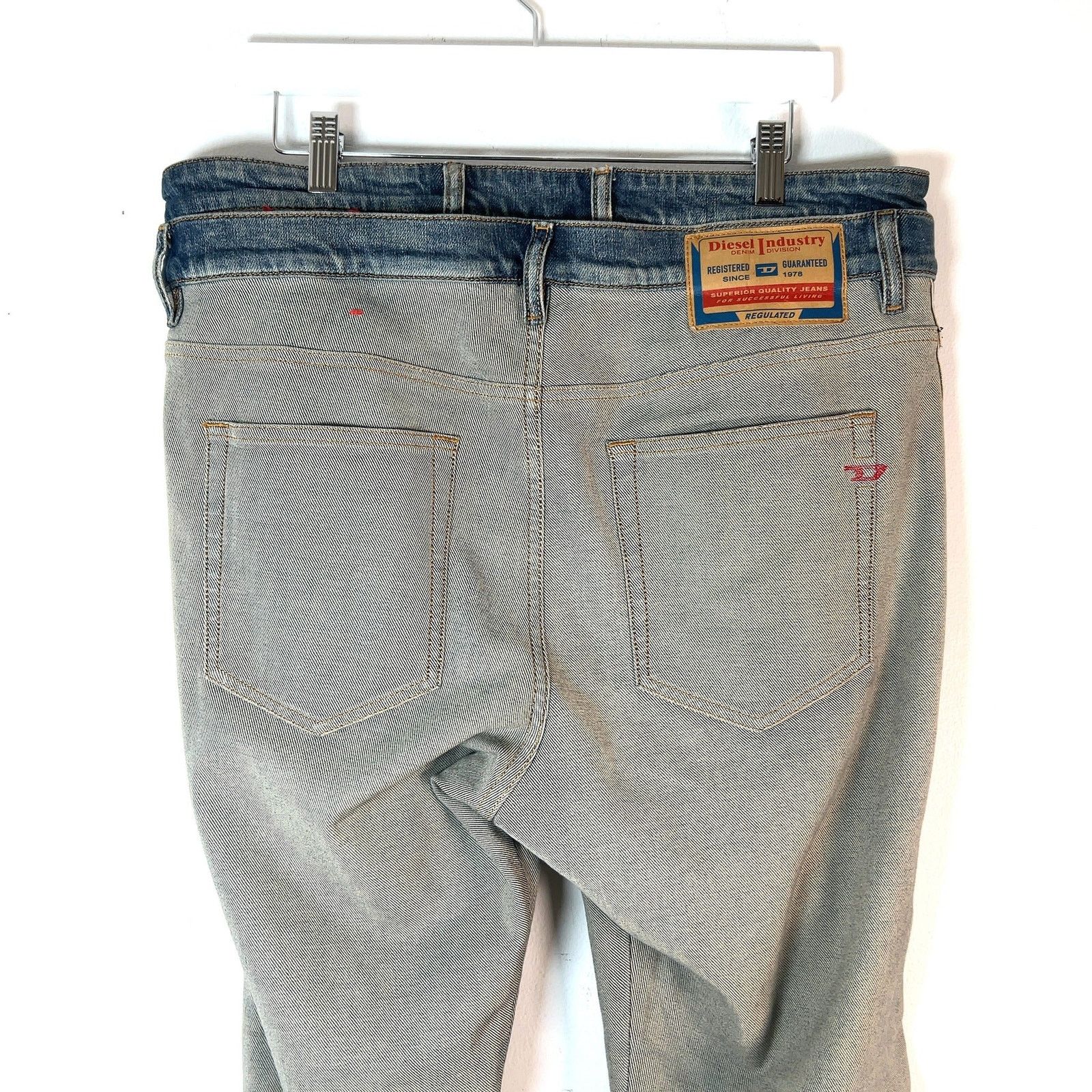 Diesel Diesel Inside-Out Double-Waisted Denim Jeans Size US 36 / EU 52 - 6 Thumbnail