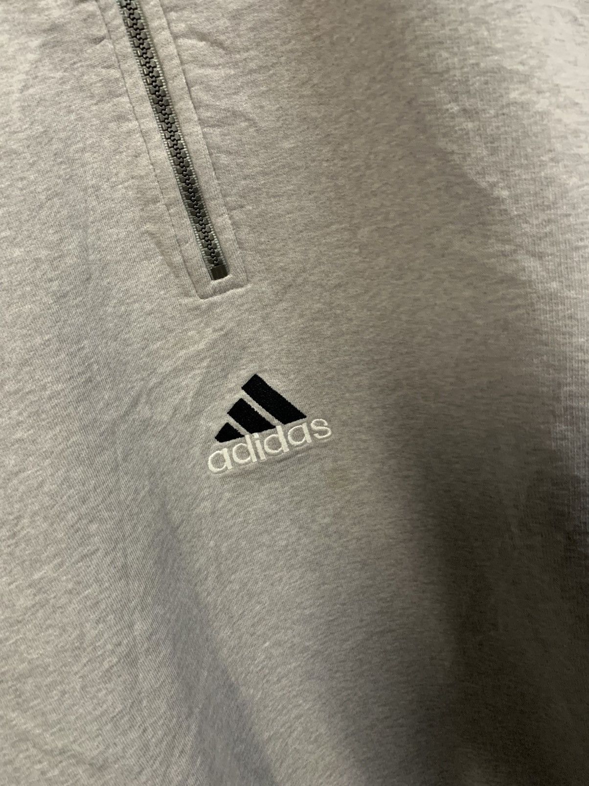 Adidas VINTAGE ADIDAS CENTER LOGO HALFZIP Size US L / EU 52-54 / 3 - 4 Thumbnail