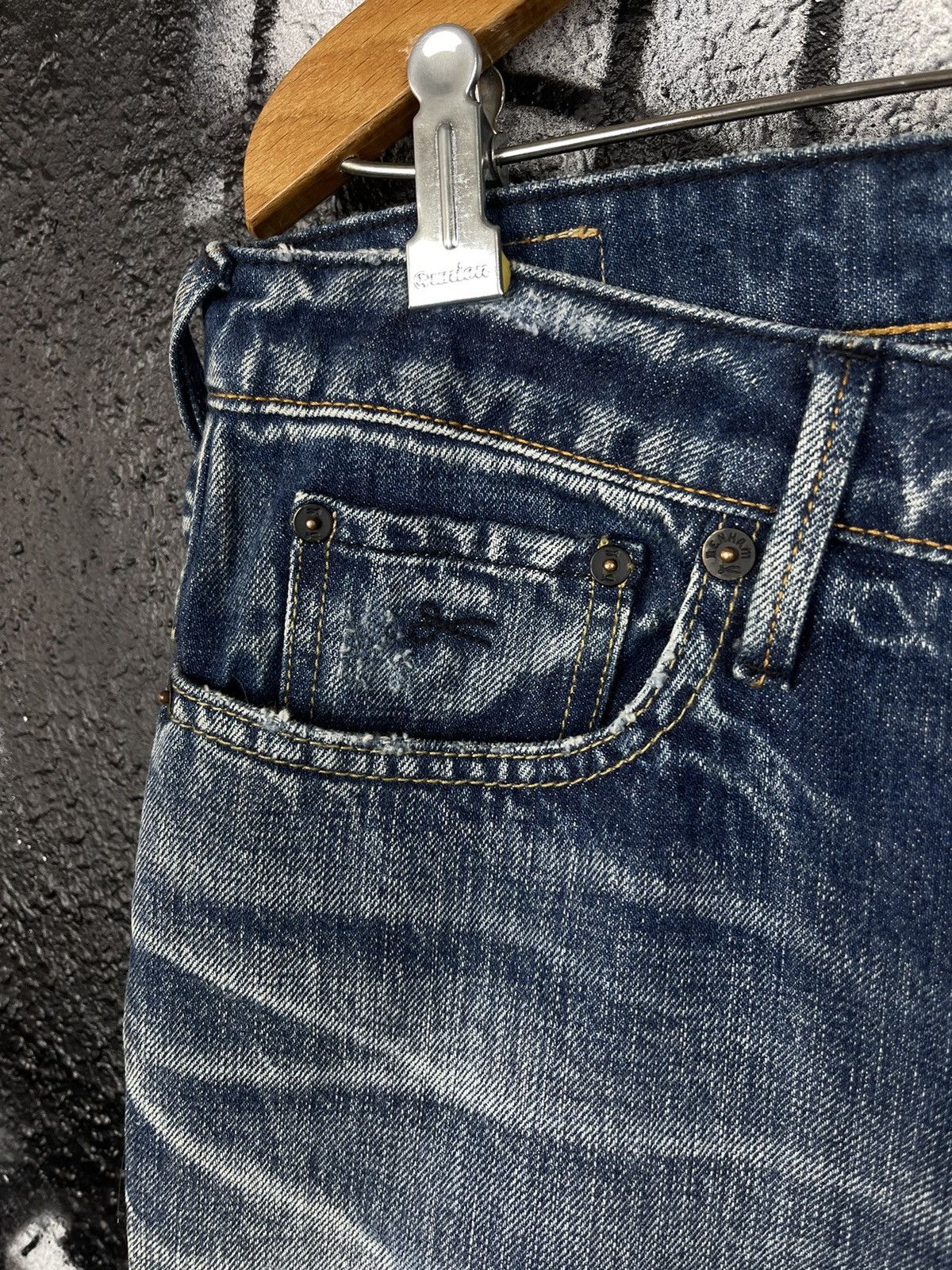 DENHAM × Japanese Brand Denham Maren Boyfriend Fit Jeans Japanese Textiles Size 31" - 5 Thumbnail