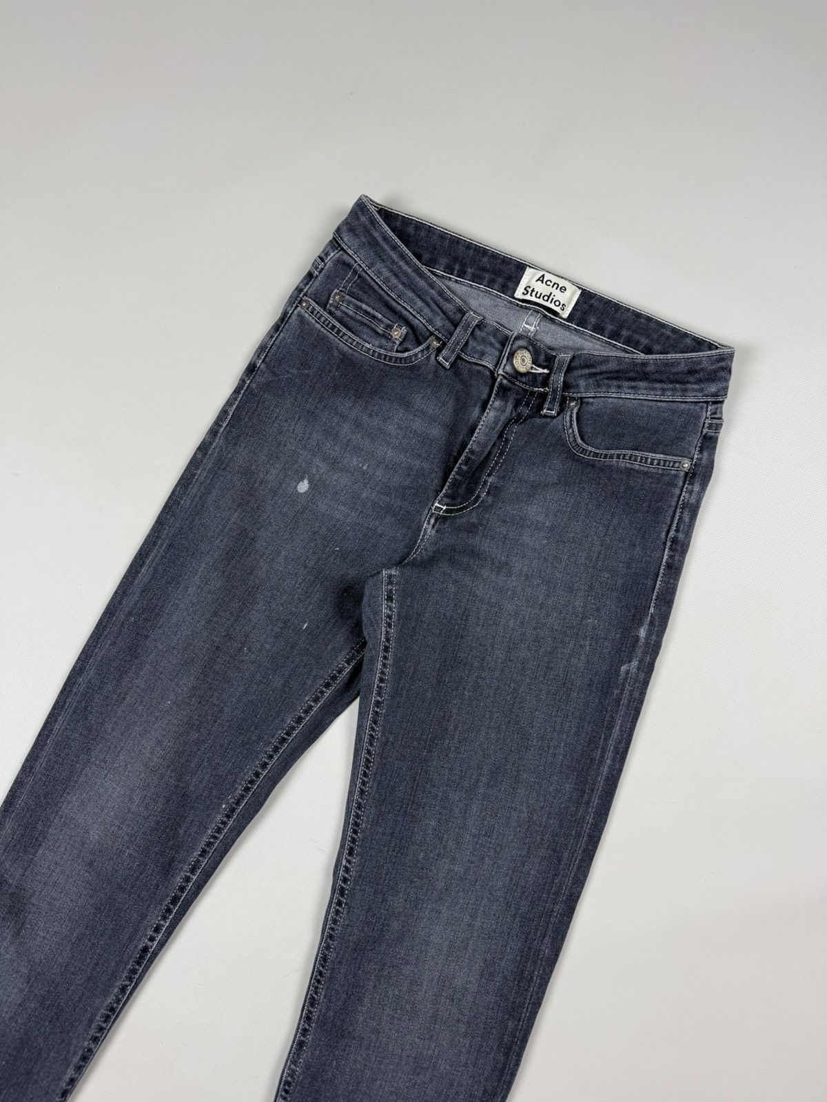 Acne Studios Acne Studios Skin 5 LT Raven Ladies Skinny Jeans Size 24" / US 00 / IT 34 - 4 Thumbnail