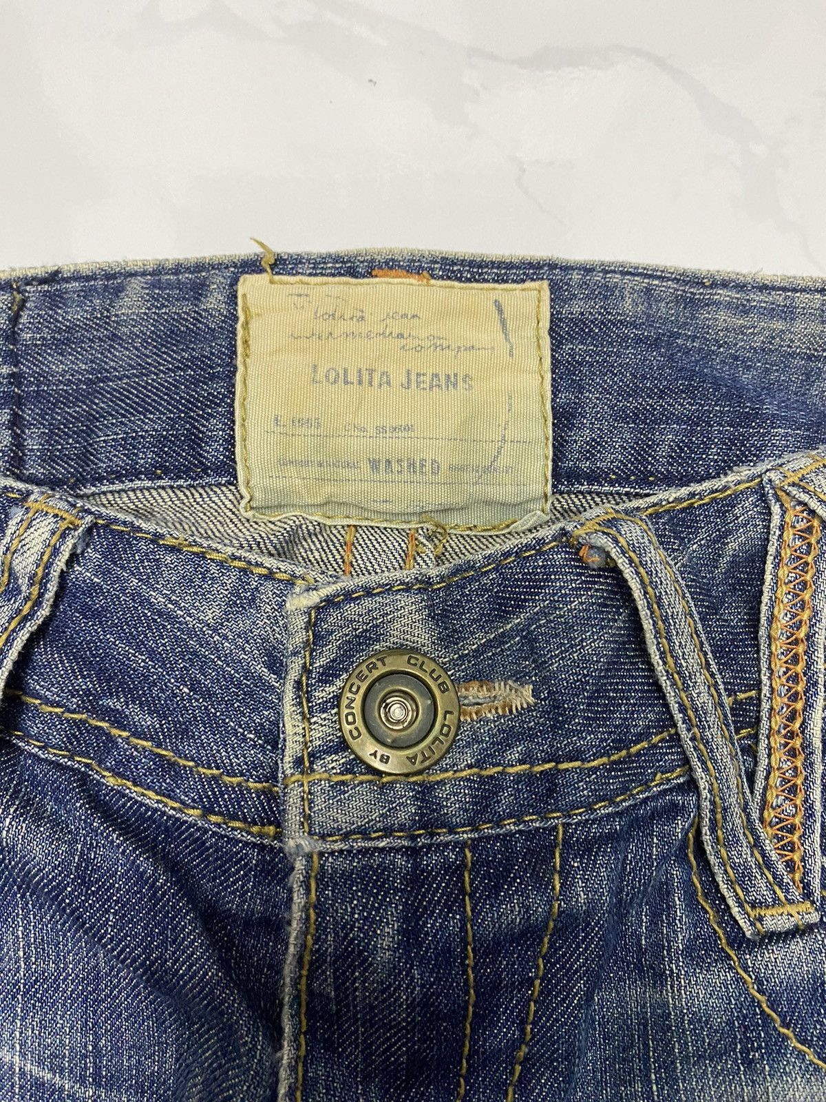 If Six Was Nine 🔥FLARE JEANS LOLITA LOW RISE DISTRESSED FLARE DENIM JEANS Size US 30 / EU 46 - 9 Thumbnail