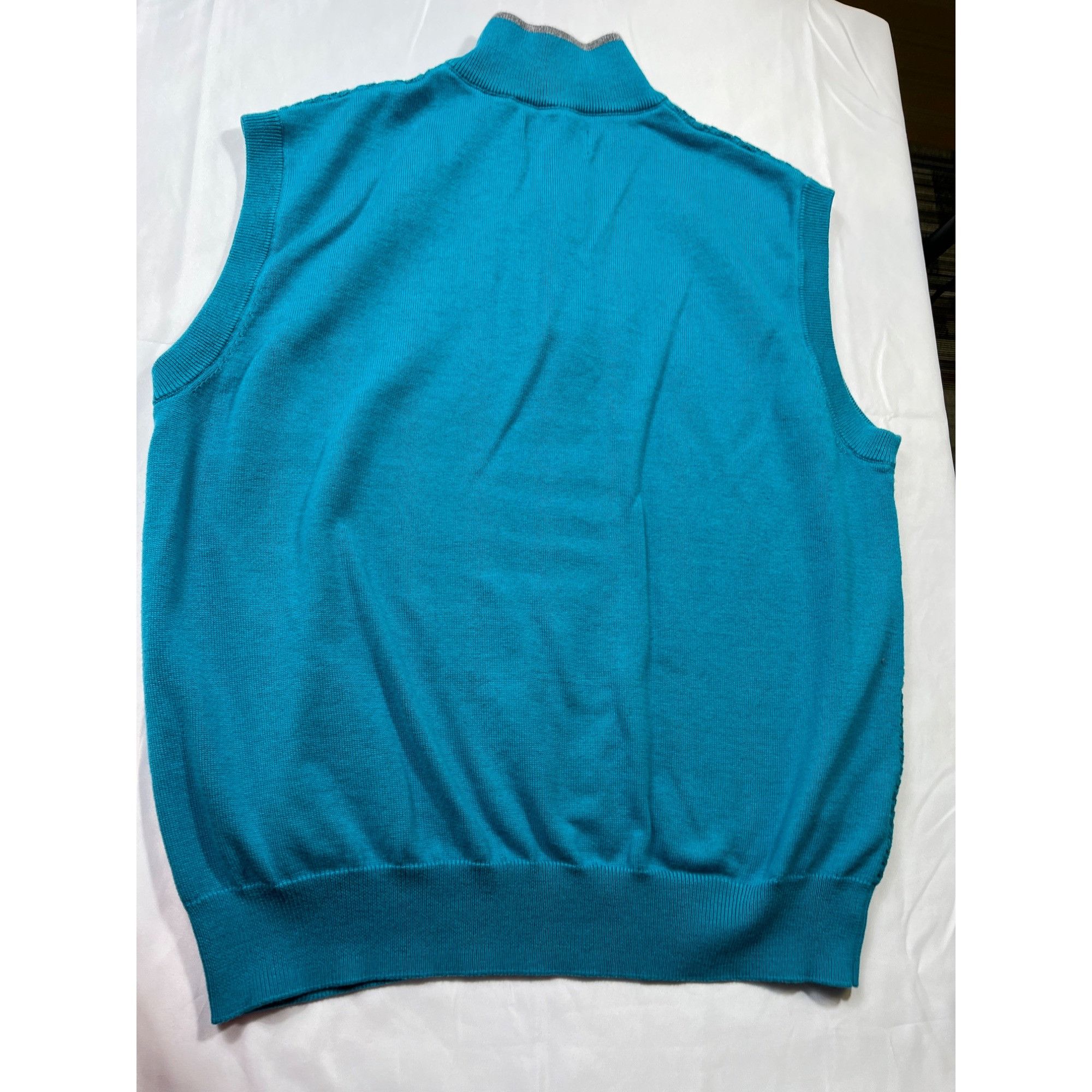 Designer Jack Nicklaus Mens Blue knite vest size M SKU 7101 Size US M / EU 48-50 / 2 - 2 Thumbnail
