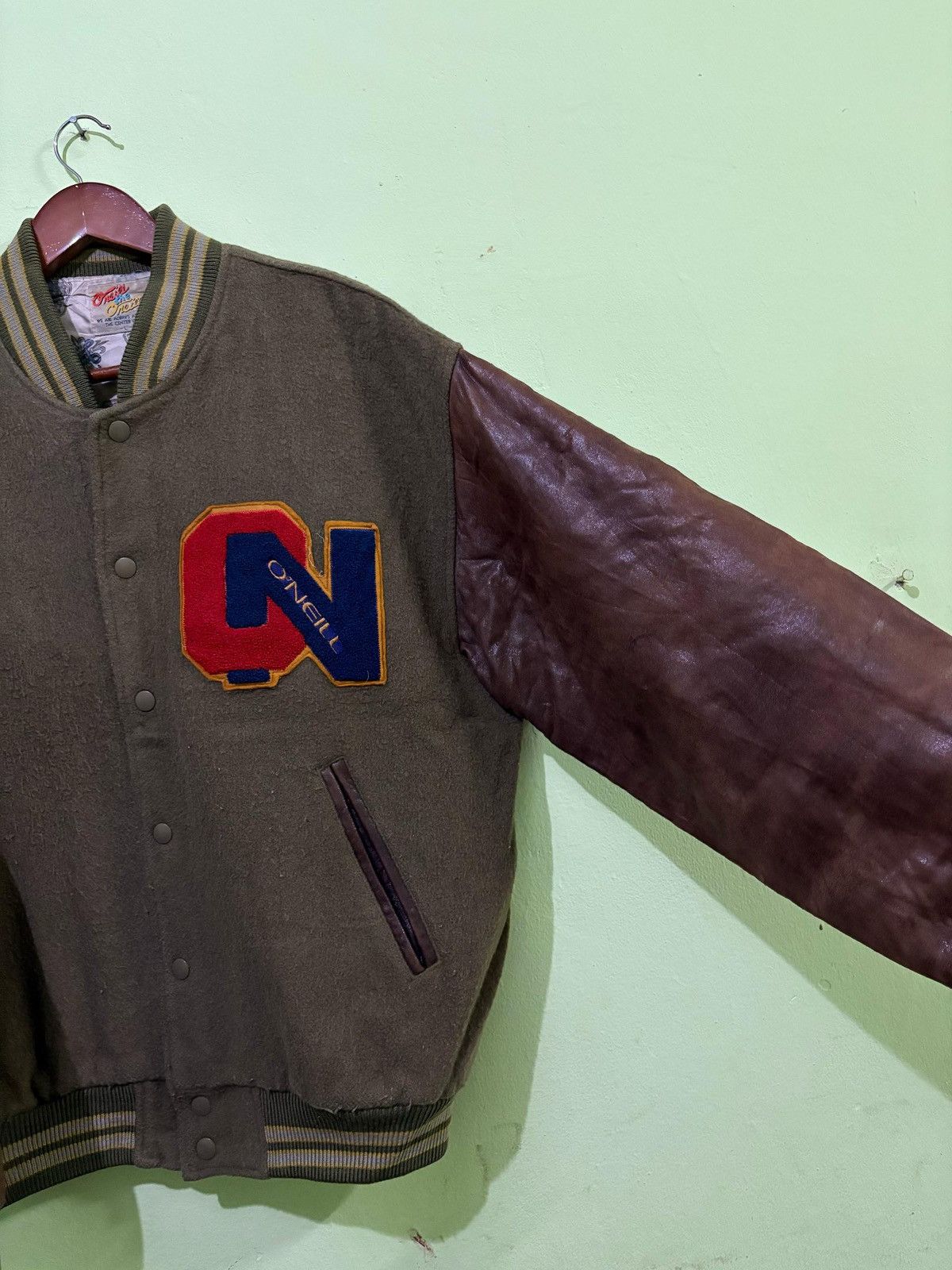 O'Neill Vintage Oneill the Oneill Varsity Jacket With Friendship Size US L / EU 52-54 / 3 - 3 Thumbnail