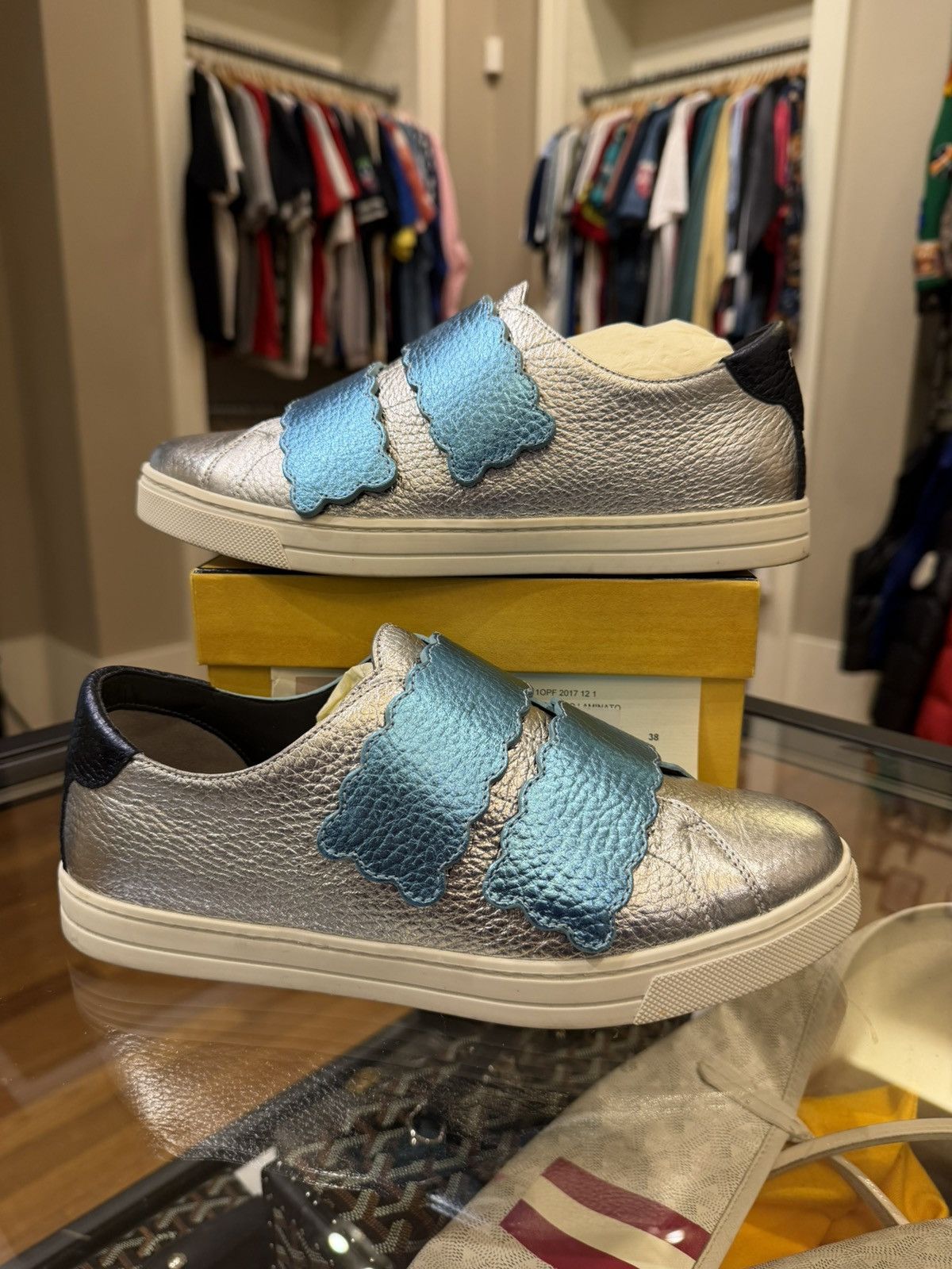 Fendi Fendi Colorblock Velcro closures Flats Size US 8 / IT 38 - 1 Thumbnail