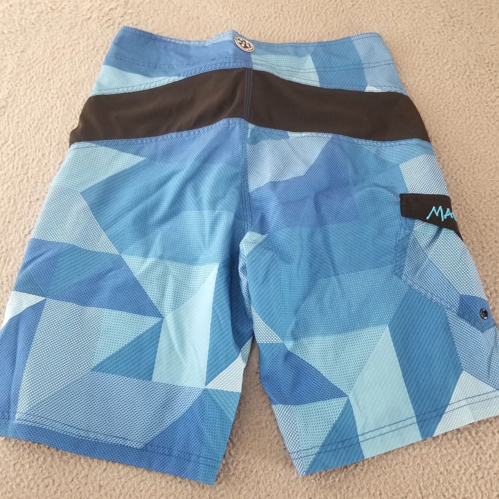 Vintage Maui and Sons Swim Trunks Mens 32 Blue Surf Bathing Suit Board Shorts Size US 32 / EU 48 - 7 Thumbnail