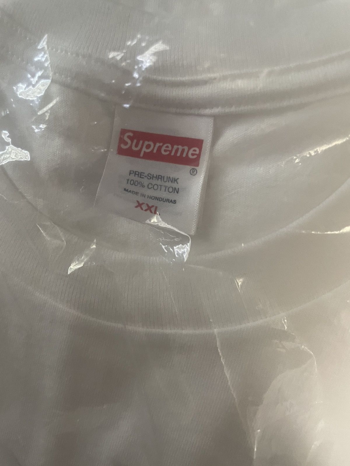 Supreme White Supreme Arabic Box Logo Tee Size US XXL / EU 58 / 5 - 1 Thumbnail