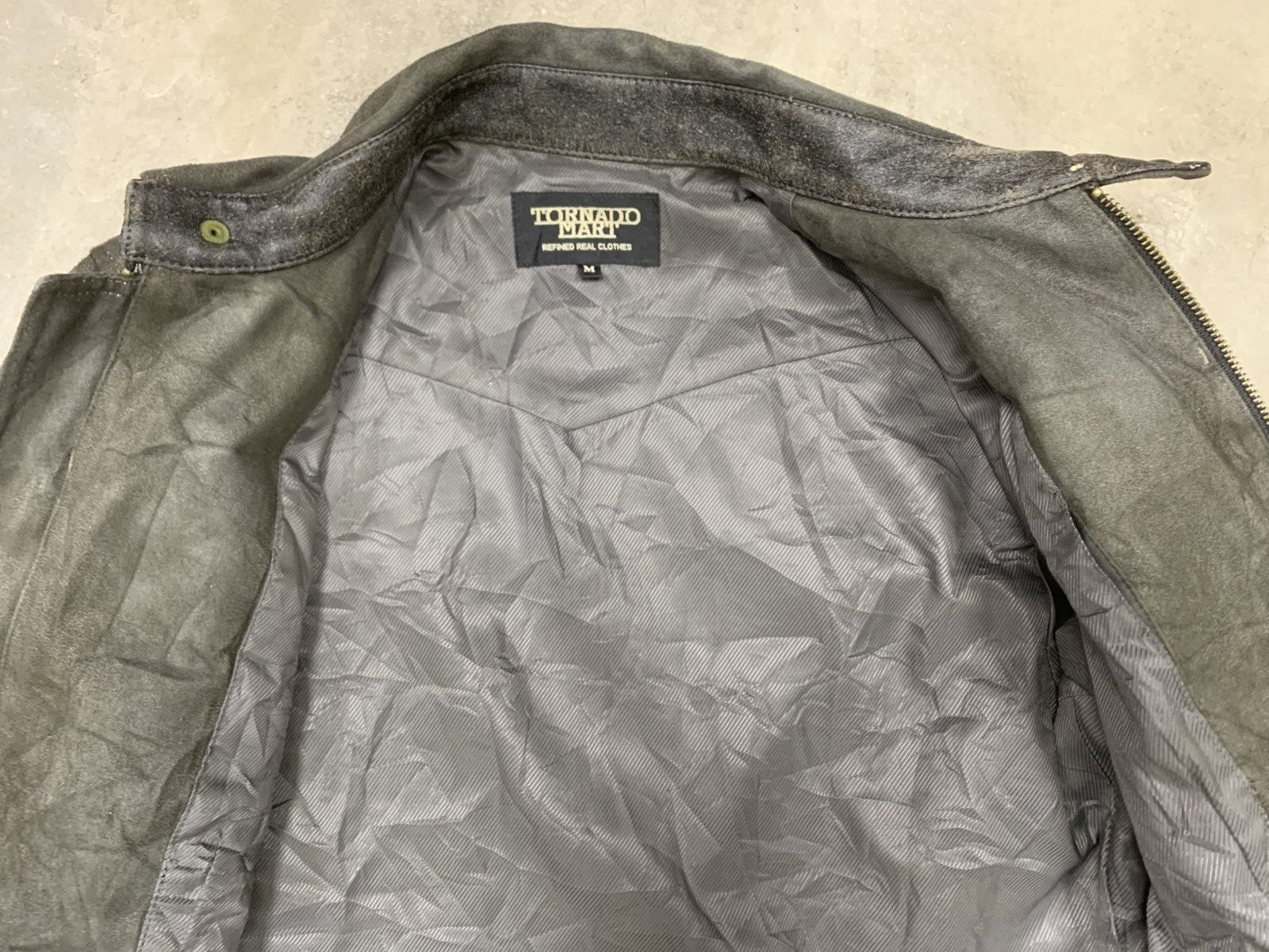 Tornado Mart Tornado Mart Suede Leather Punk Style Lace Up Jacket Size M / US 6-8 / IT 42-44 - 16 Thumbnail