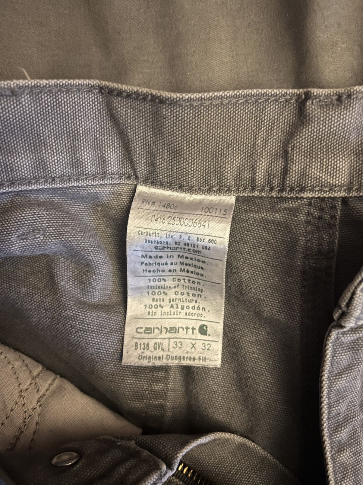 Carhartt × Vintage Carhartt Double Knee Pants Size US 33 - 3 Thumbnail