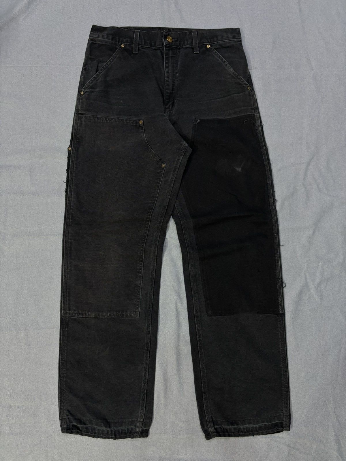 Carhartt 90s Rare Carhartt BO1 GRP Double knee denim Size US 31 - 1 Thumbnail