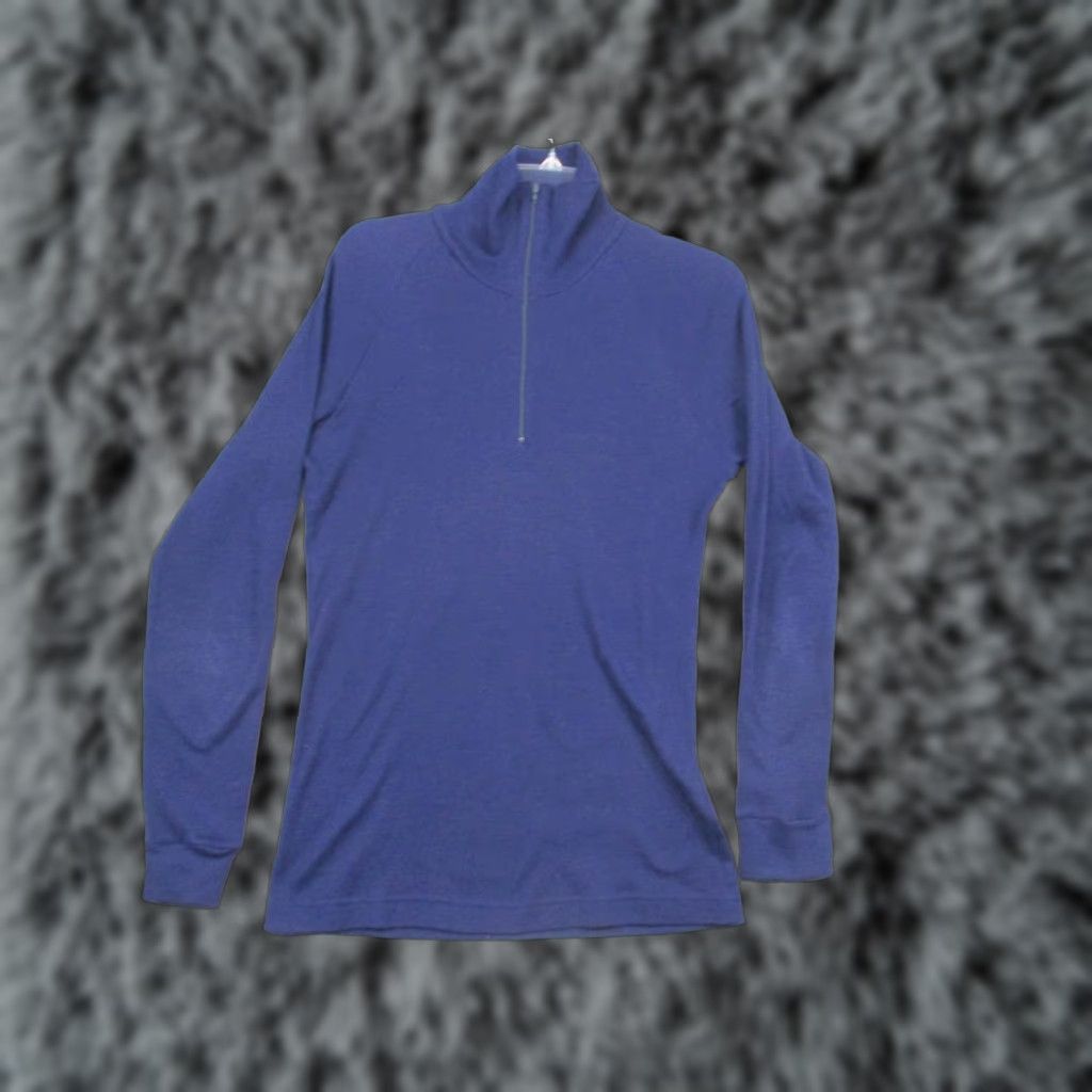 Patagonia VINTAGE Patagonia Pullover Mens Large Blue Polypropylene Half Zip Base Layer 90s Size US L / EU 52-54 / 3 - 1 Thumbnail