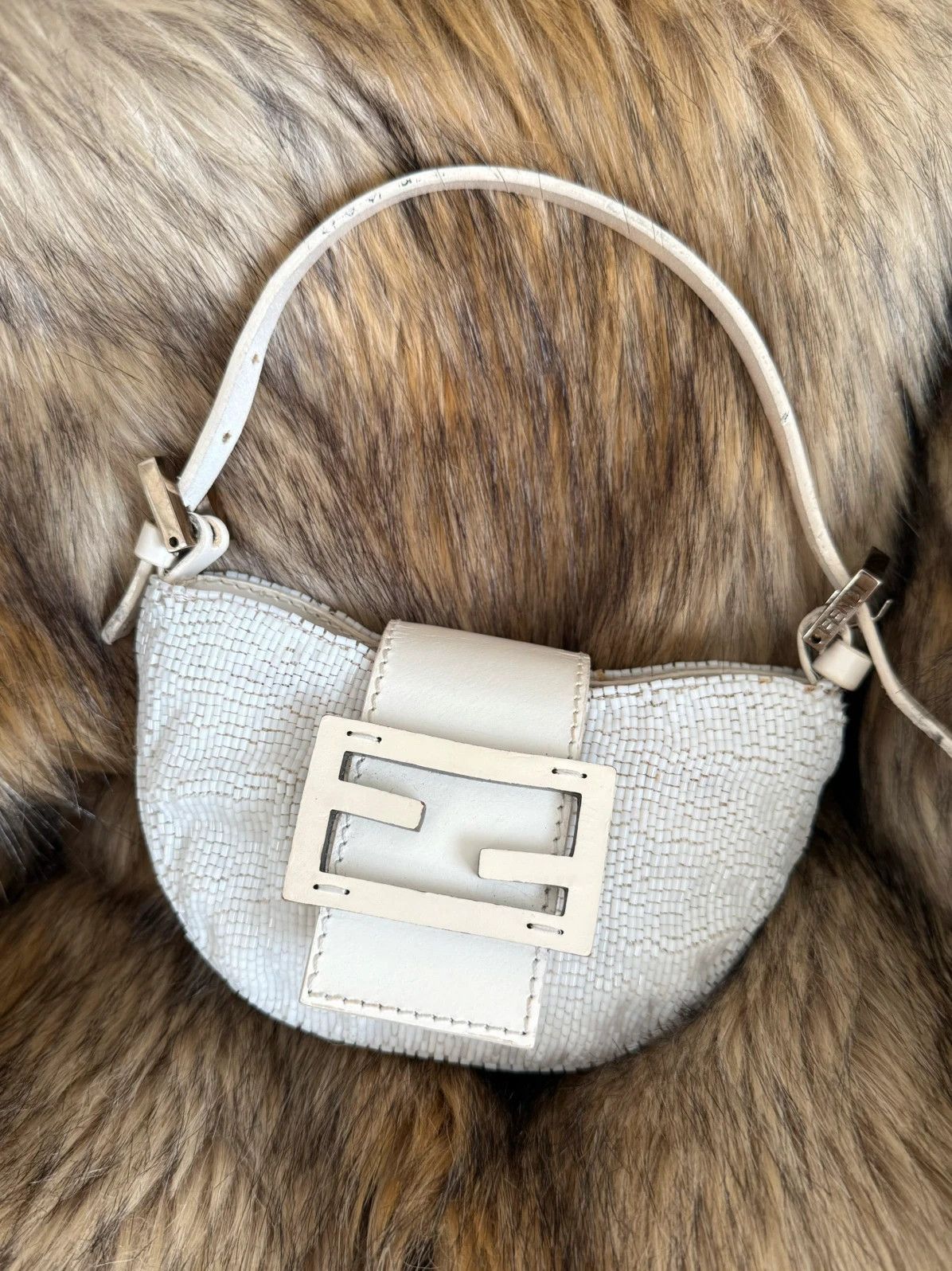 Fendi Fendi sequin Mini Crossiant bag Size ONE SIZE - 6 Thumbnail