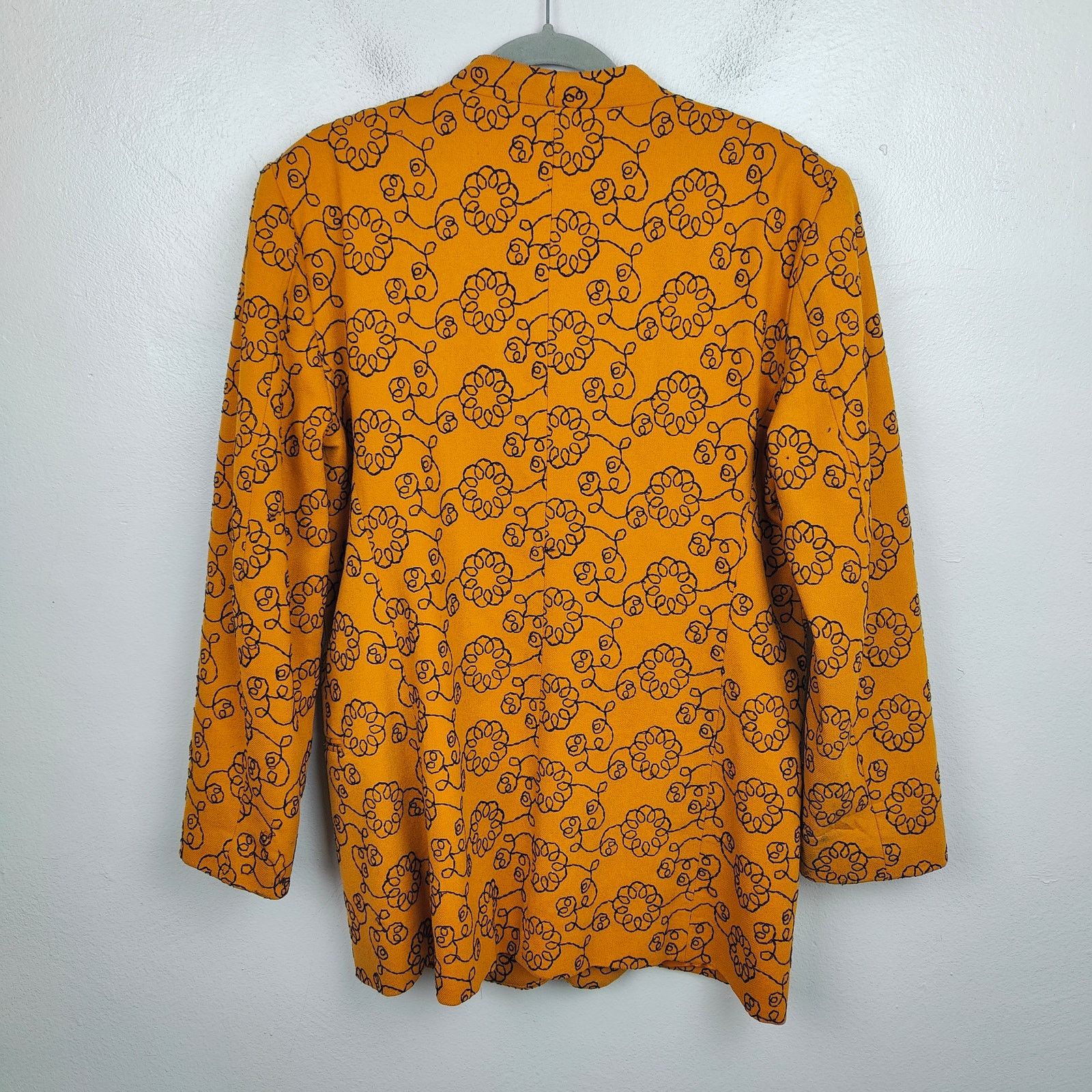 Other Vintage 90s The Works Saks Fifth Avenue Coat Womens 14 Size XL / US 12-14 / IT 48-50 - 5 Thumbnail