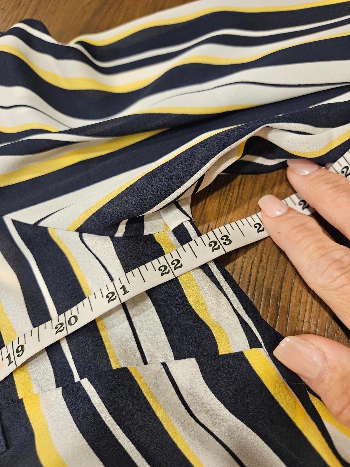 Designer Nwt Christopher & Banks Striped Long Sleeve Blouse-XL Size XL / US 12-14 / IT 48-50 - 5 Thumbnail