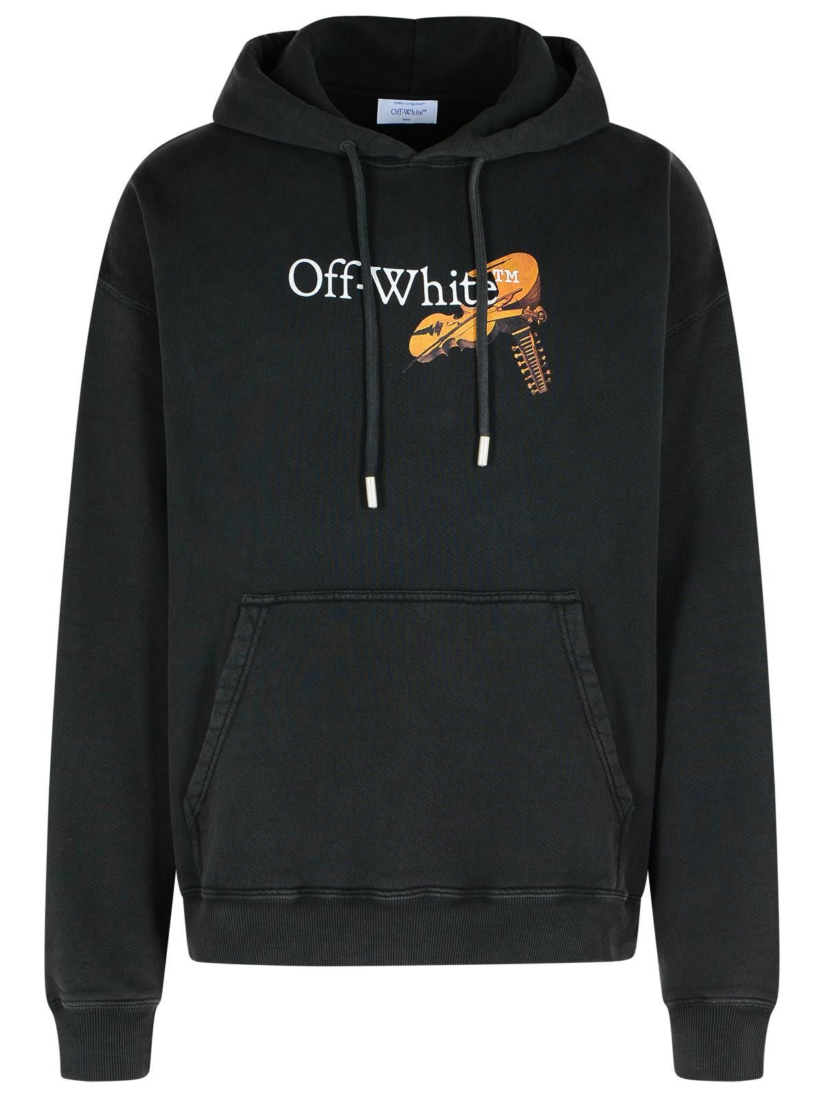Off-White OFF-WHITE 'Cupid Arrow' Black Cotton Sweatshirt Size US M / EU 48-50 / 2 - 1 Thumbnail