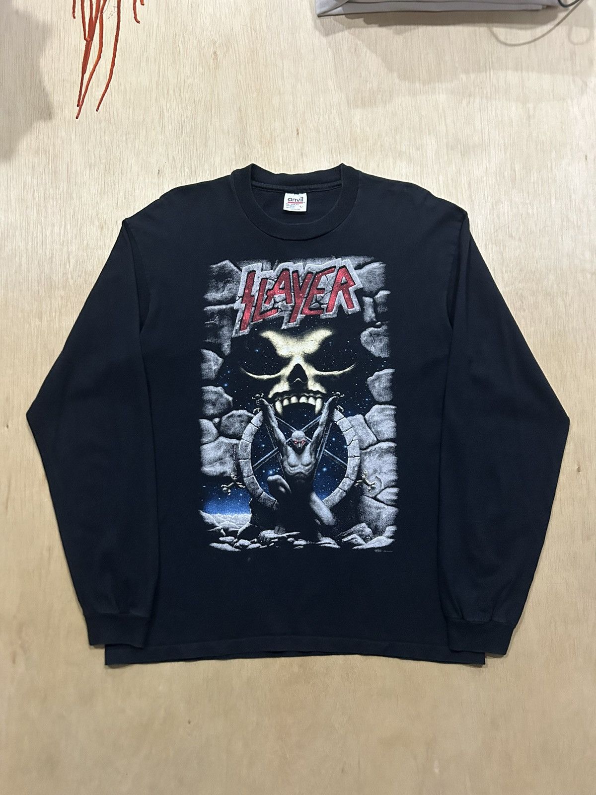 Band Tees 1996 Slayer Live Intrusion Band Tshirt Rock Band Size US L / EU 52-54 / 3 - 2 Thumbnail