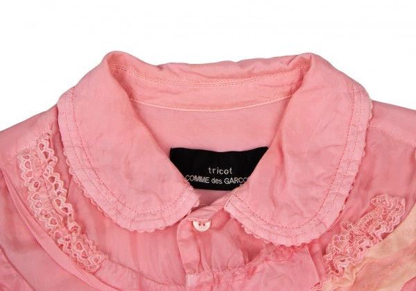 Comme des Garcons Comme Des Garcons Pink lace shirt Size M / US 6-8 / IT 42-44 - 3 Thumbnail