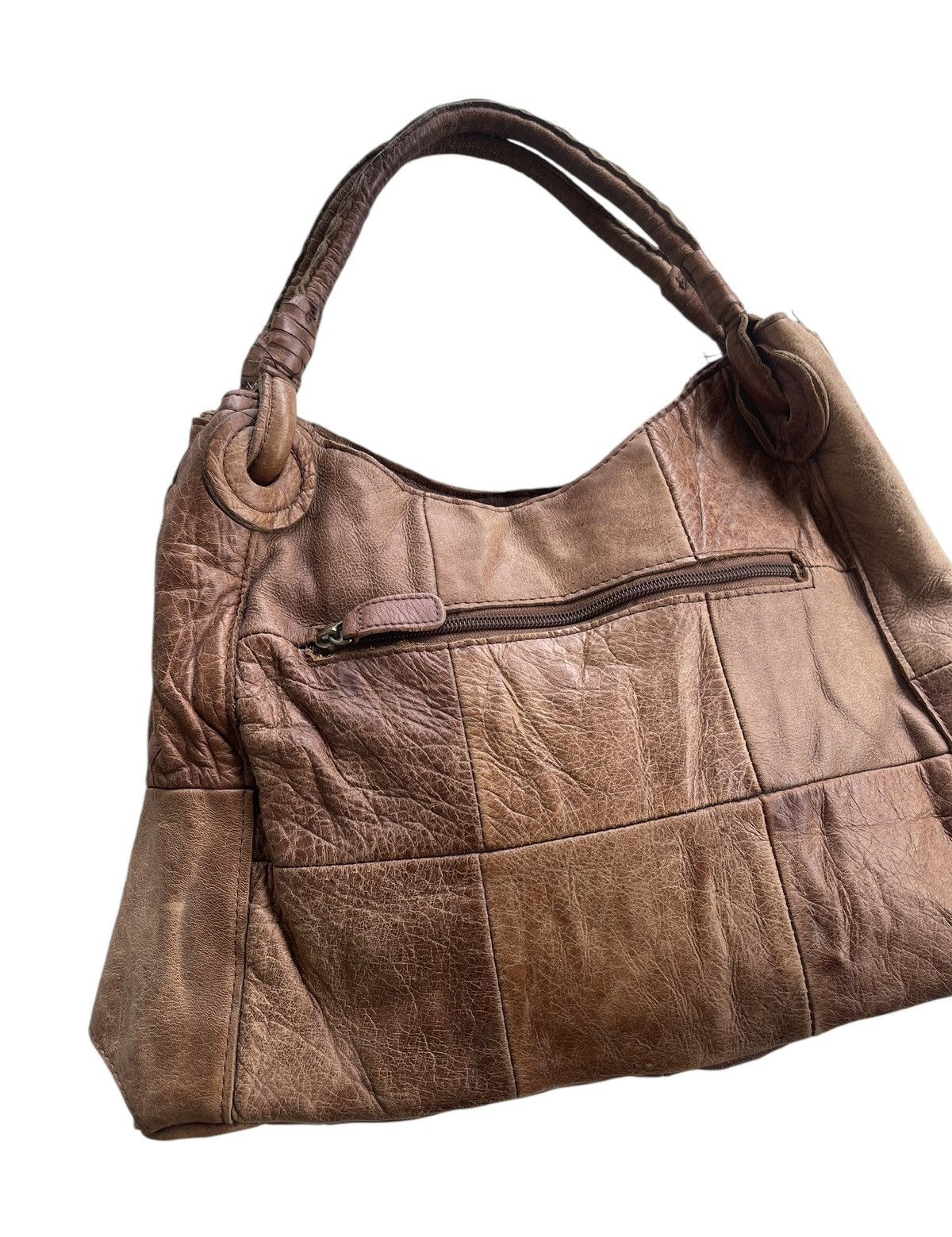 GOA GOA Woven Leather Tote Bag Size ONE SIZE - 7 Thumbnail