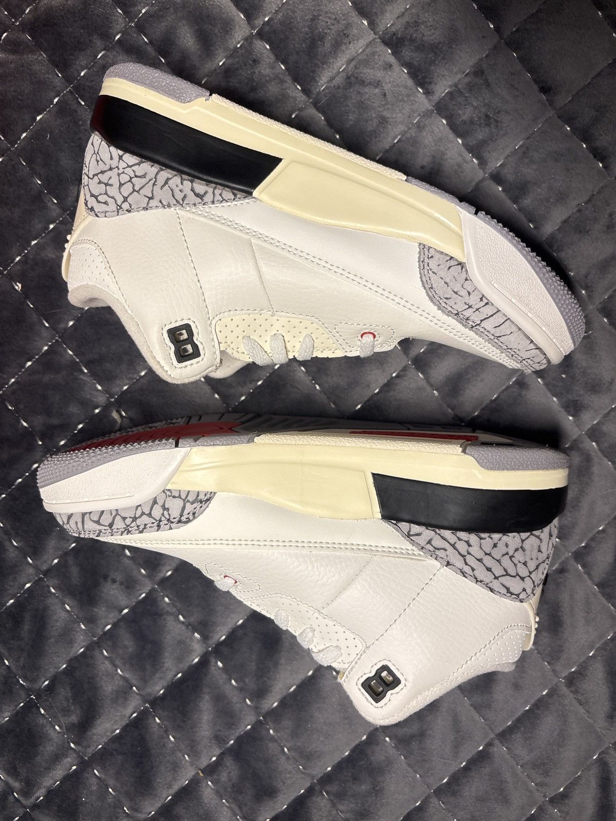 Jordan Brand JORDAN 3 RETRO “White Cement” 2023 Size US 4.5 / IT 34.5 - 2 Thumbnail
