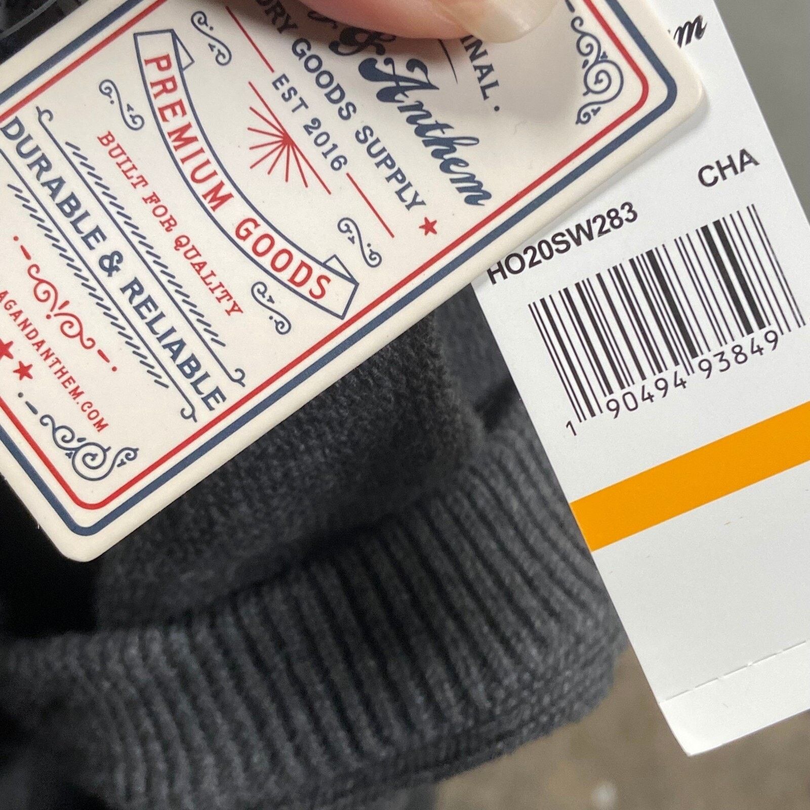 Flag & Anthem Flag & Anthem Knit Hoodie Pullover Sweater Gray Mens Size S Size US S / EU 44-46 / 1 - 5 Thumbnail