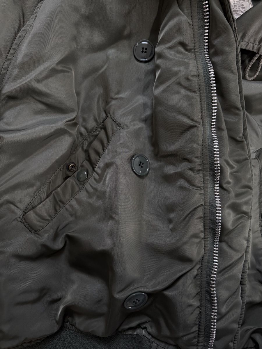 Vintage USA Military 70s Vintage N-2B Flying Man's Heavy Jacket Size US XL / EU 56 / 4 - 5 Thumbnail