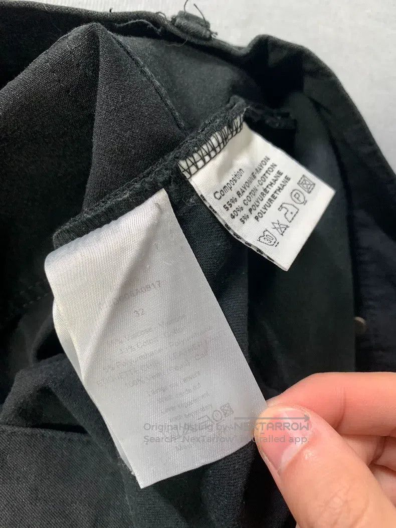 Dior Dior Black Leather Patch Mixed Fabric Casual Pants Size US 32 / EU 48 - 5 Thumbnail