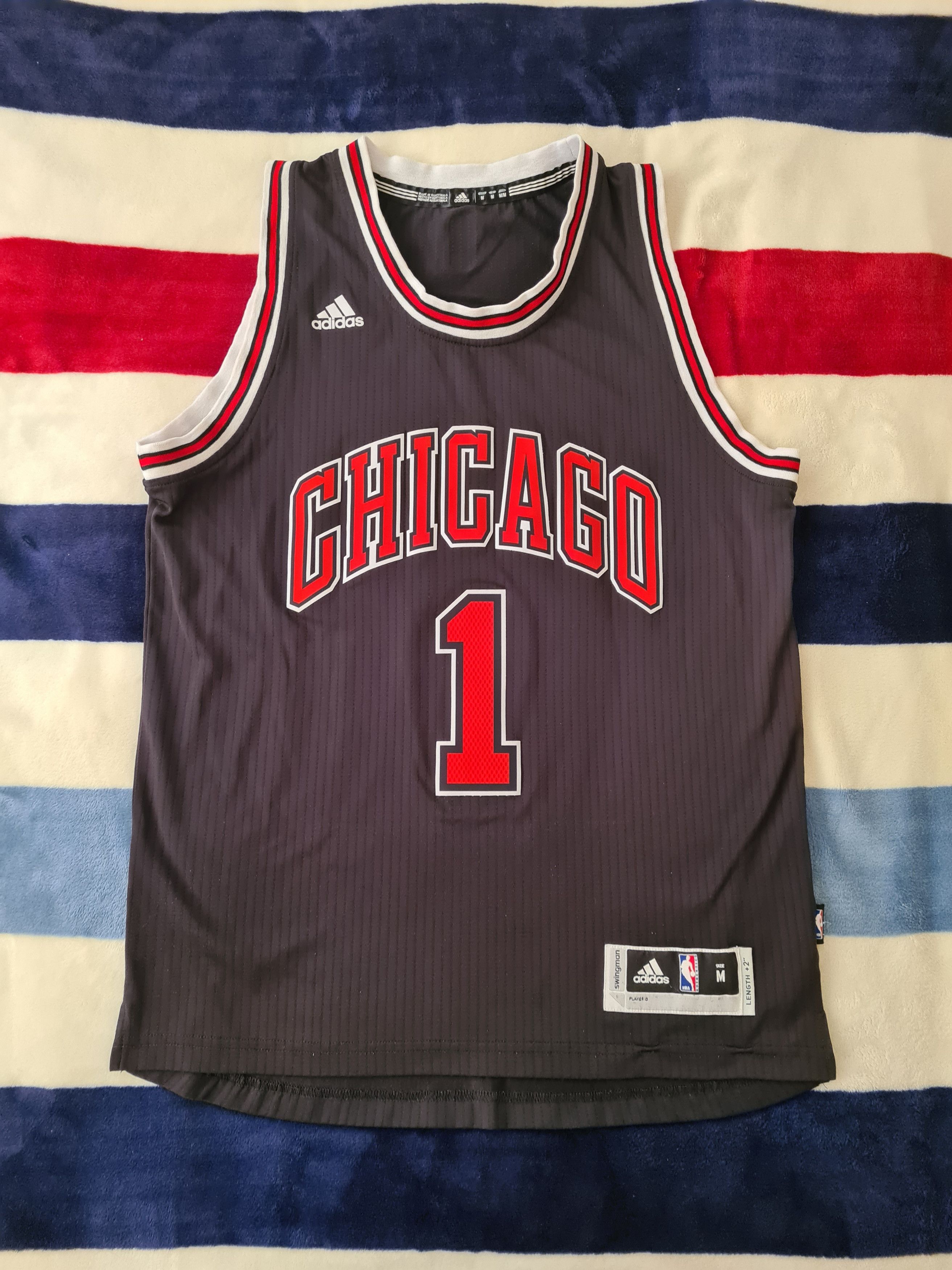 adidas Chicago Bulls Custom Swingman Alternate Jersey