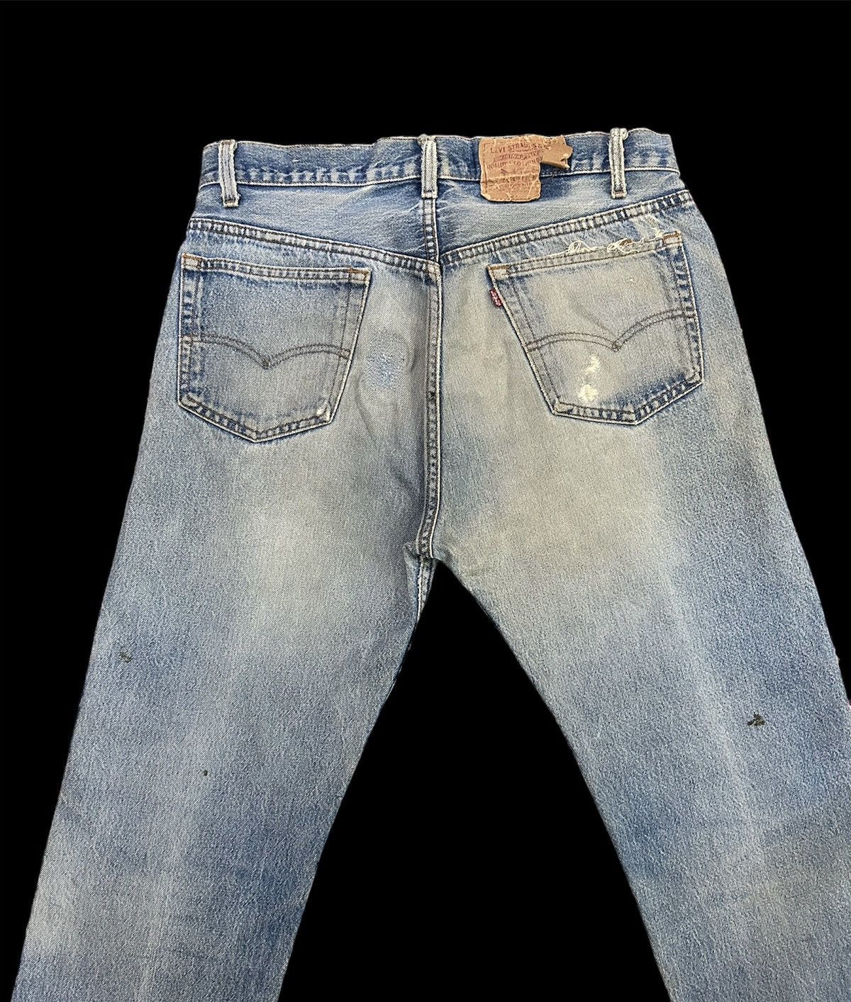 Levi's × Vintage Vintage Levis 80s 501 Distressed Size US 33 - 11 Thumbnail