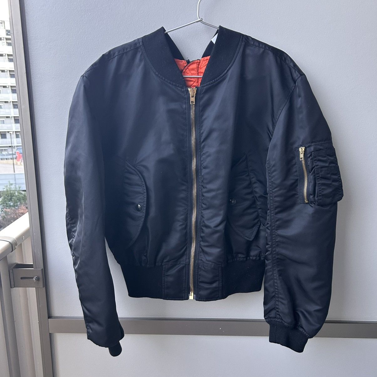 Vetements ss16 double zip bomber jacket ma-1