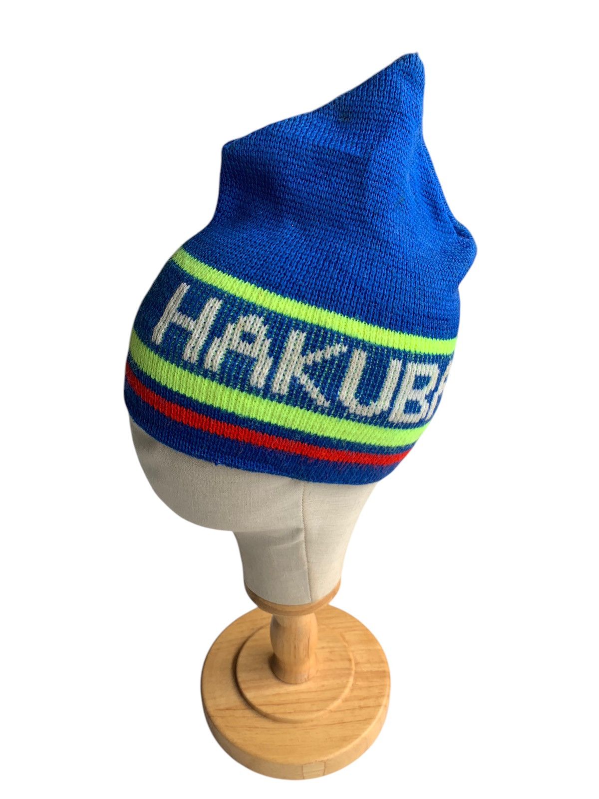 14th Addiction × Japanese Brand × Vintage Vintage Hakuba Knitted Mohawk style Japanese Beanie Hats🎌 Size ONE SIZE - 2 Thumbnail
