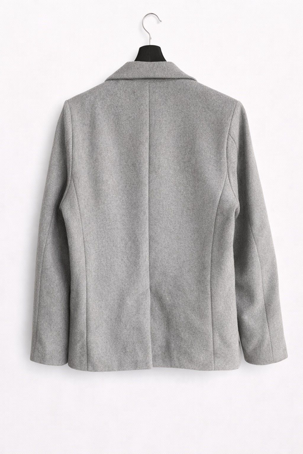 RAGEBLUE RAGEBLUE Grey DoubleBreasted Pea Coat Australian Merino Wool Size US S / EU 44-46 / 1 - 2 Thumbnail
