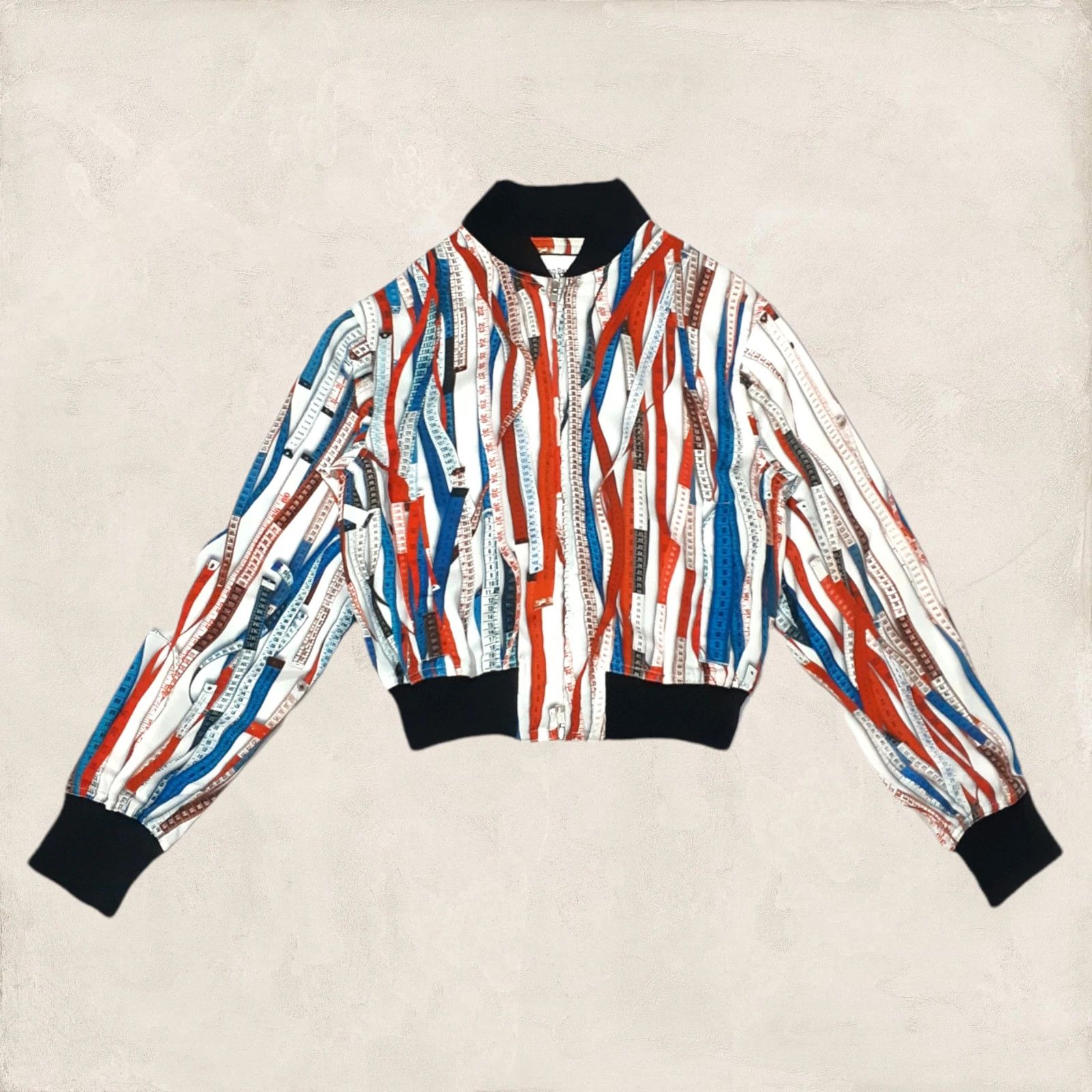 Jean Paul Gaultier Jean Paul Gaultier for Sept Premieres Cropped Bomber Jacket Size XS / US 0-2 / IT 36-38 - 1 Thumbnail