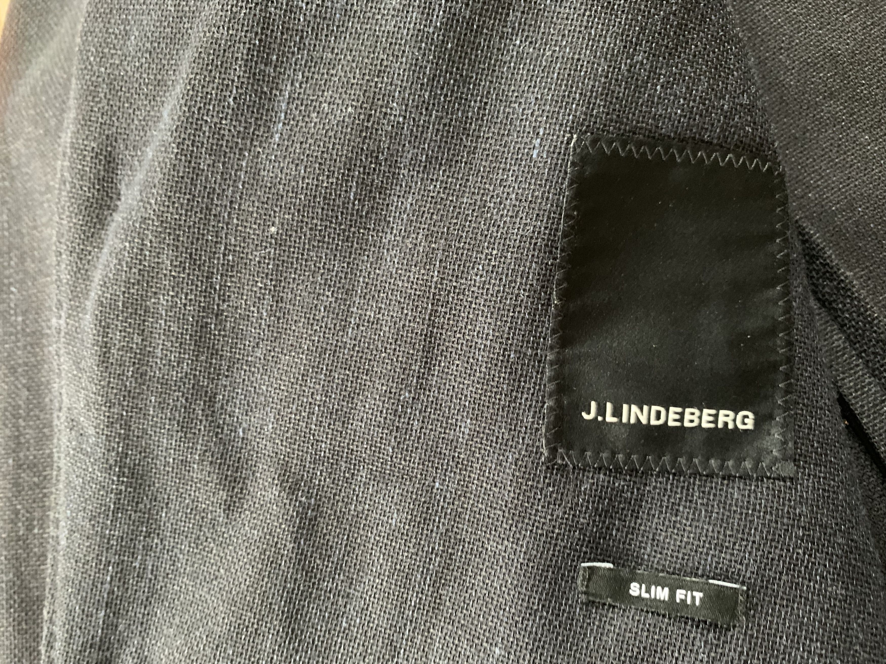 J.Lindeberg × Vintage J.Lindeberg Navy Blue Casual Linen Blazer Size 52R - 6 Thumbnail
