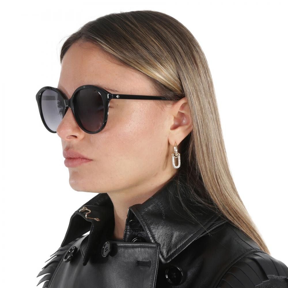 Kate Spade Kate Spade BRIA/G/S 0WTA 9O Sunglasses Blue Round Frame Size ONE SIZE - 2 Thumbnail