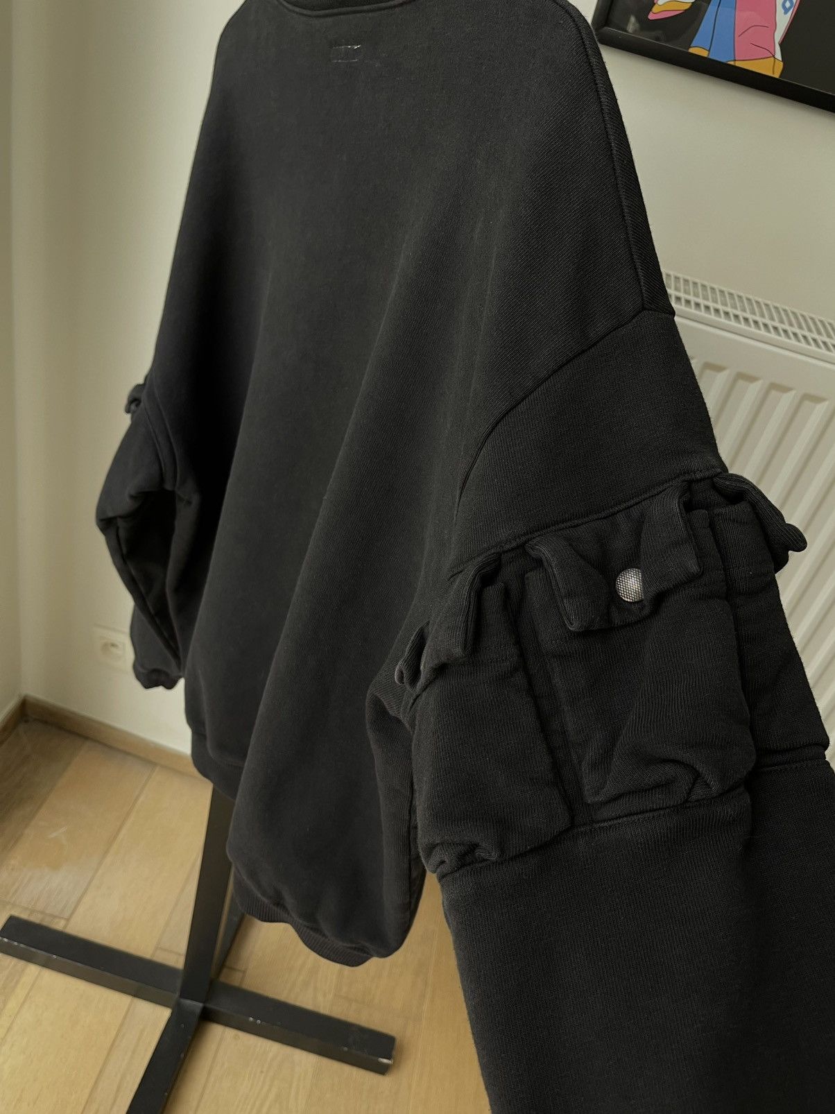 Kapital Kapital 2023 8-Pockets Black Washed Utility Sweater Size US L / EU 52-54 / 3 - 13 Thumbnail