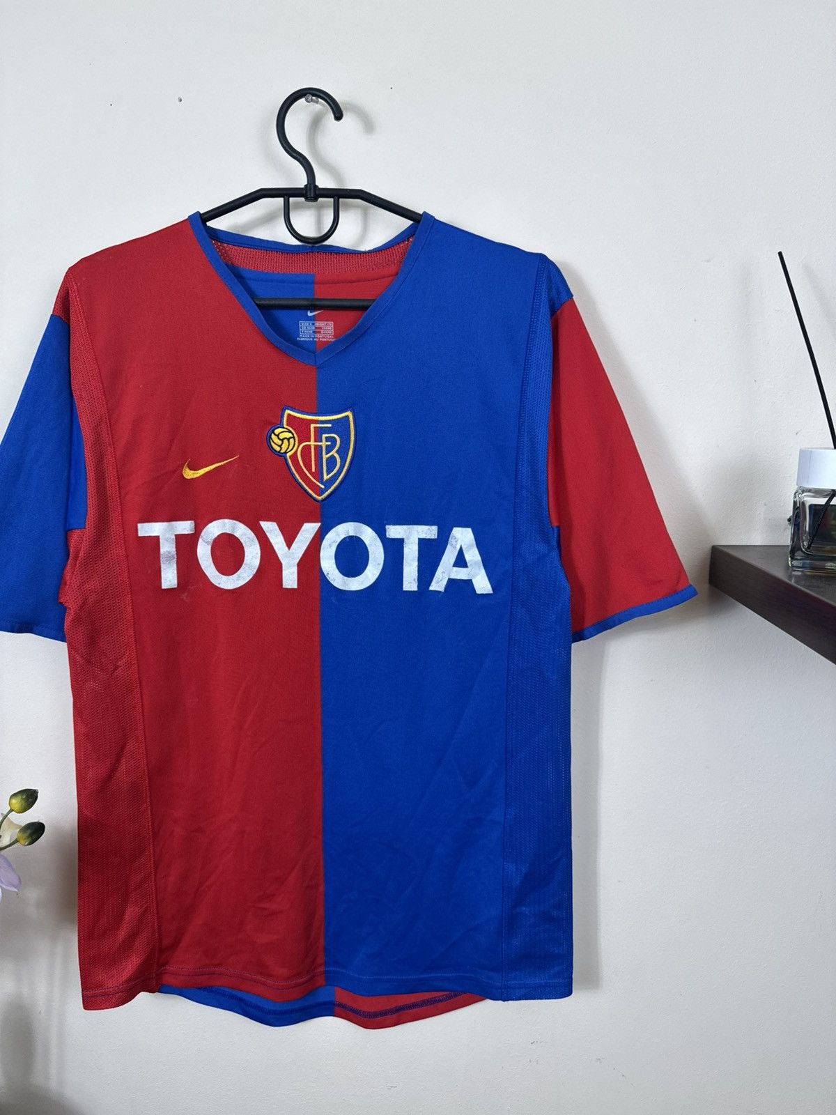 Nike Nike FC Basel Jersey 2002-04 #13 Gimenez Soccer Signature S Size US S / EU 44-46 / 1 - 6 Thumbnail