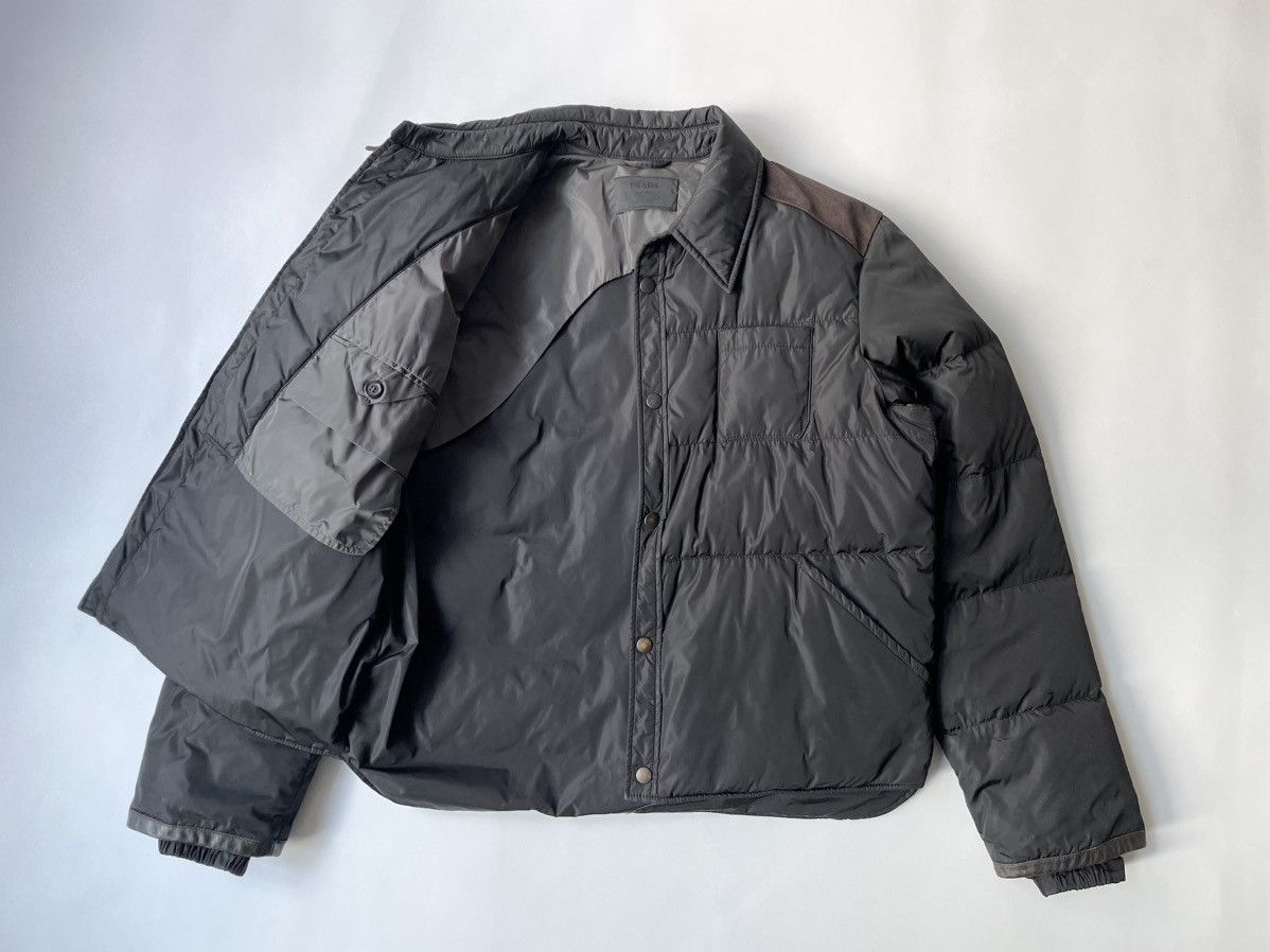 Prada Black Nylon ‘Hunter’ Down Jacket Size US L / EU 52-54 / 3 - 10 Thumbnail