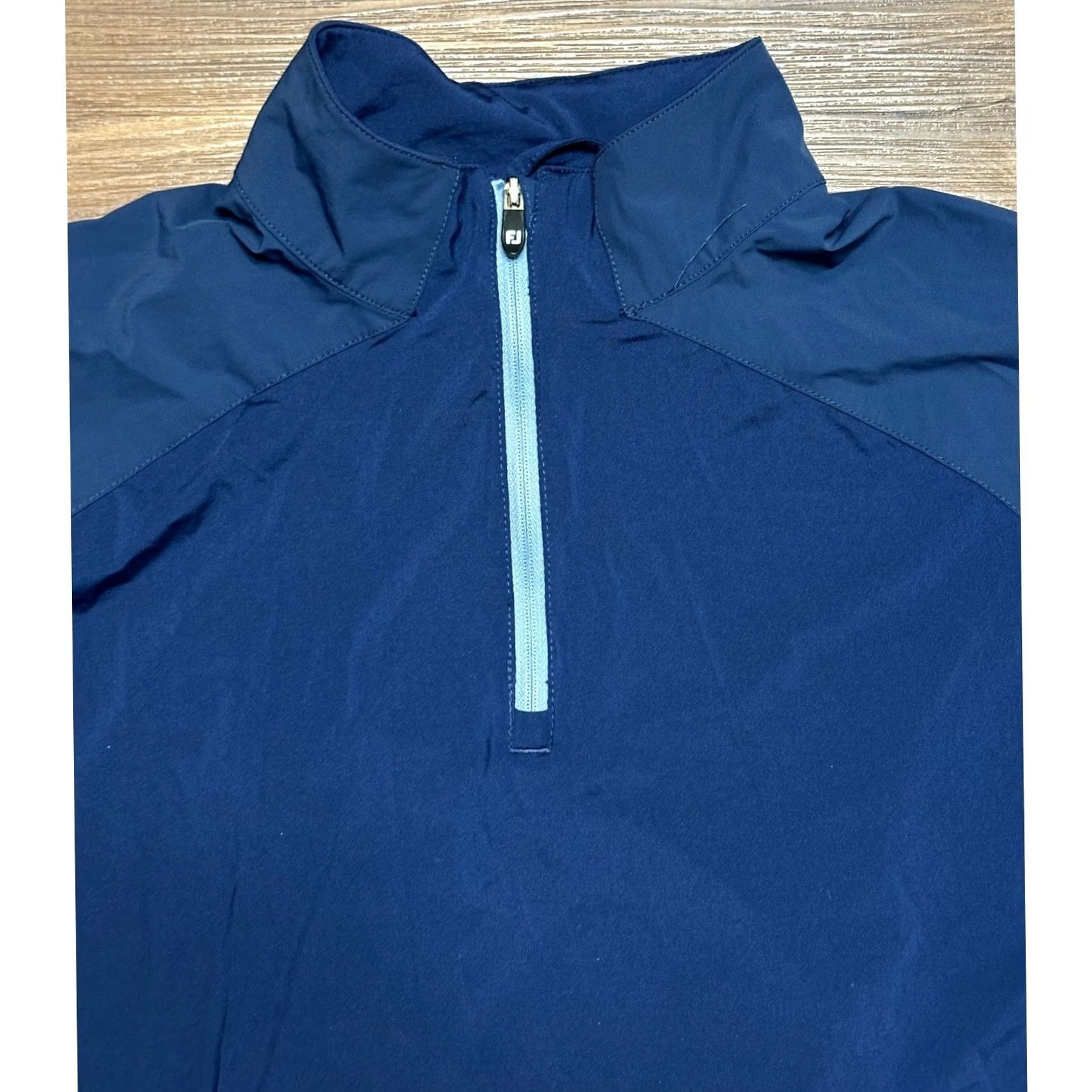 Footjoy FootJoy TempoSeries Quarter Zip Performance Golf Pullover Shirt Navy Men's Sz S Size US S / EU 44-46 / 1 - 3 Thumbnail