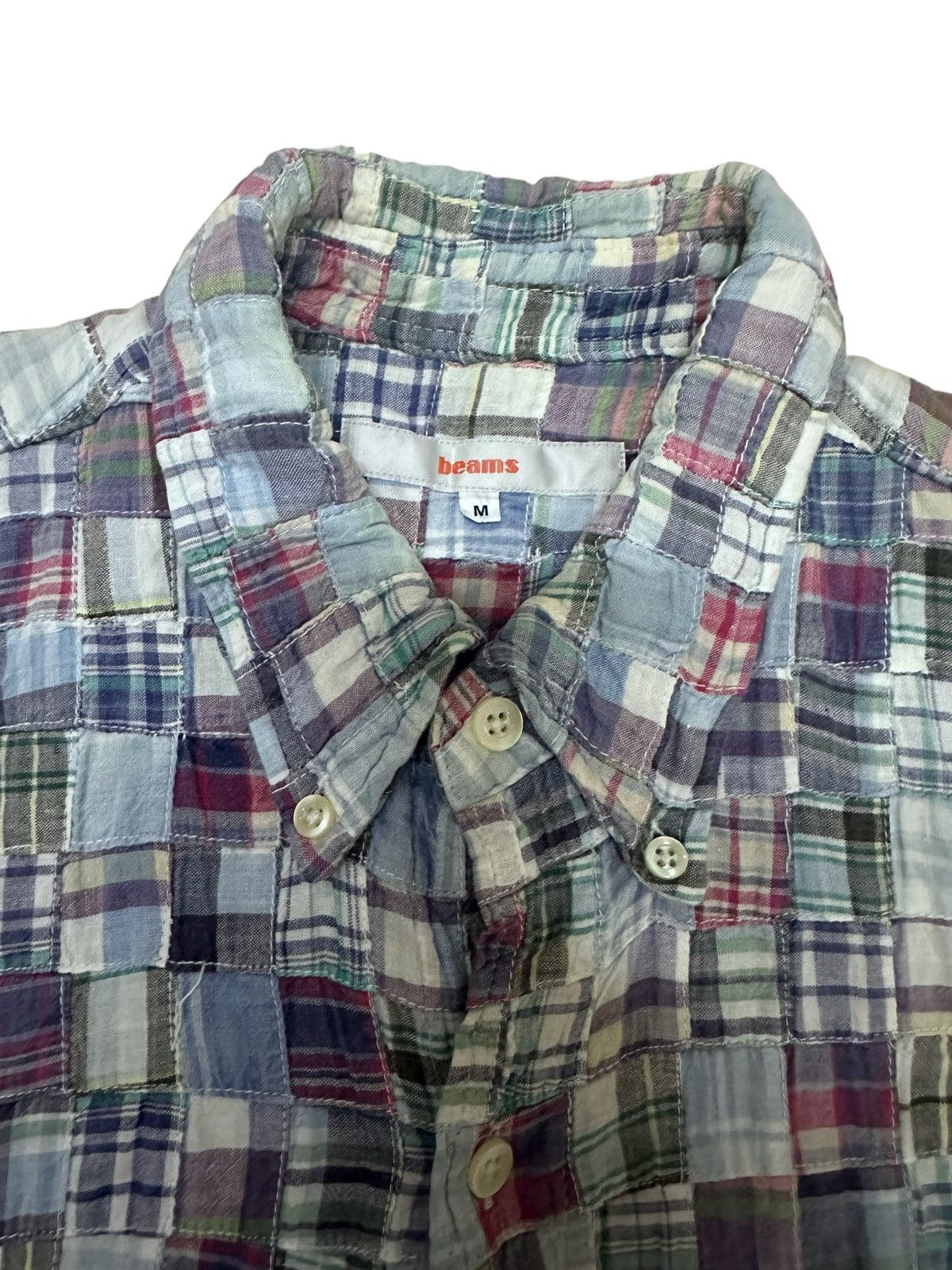 Beams Plus GRAIL🔥OG Beams Plus 🇯🇵 Edition "Kamakura" Patchwork B/D Shirt Size US M / EU 48-50 / 2 - 5 Thumbnail