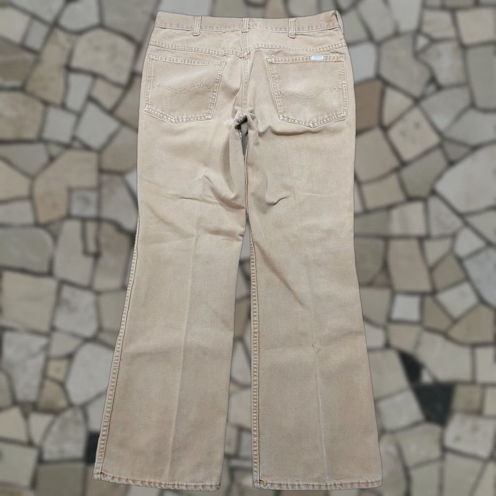 Carhartt VINTAGE Carhartt USA Canvas Work Duck Pants Men's 34x29 Brown Cotton 5-Pocket Straight Front Zip Zipper USA 80s 90s Grunge Workwear Vintage Size US 34 / EU 50 - 1 Thumbnail
